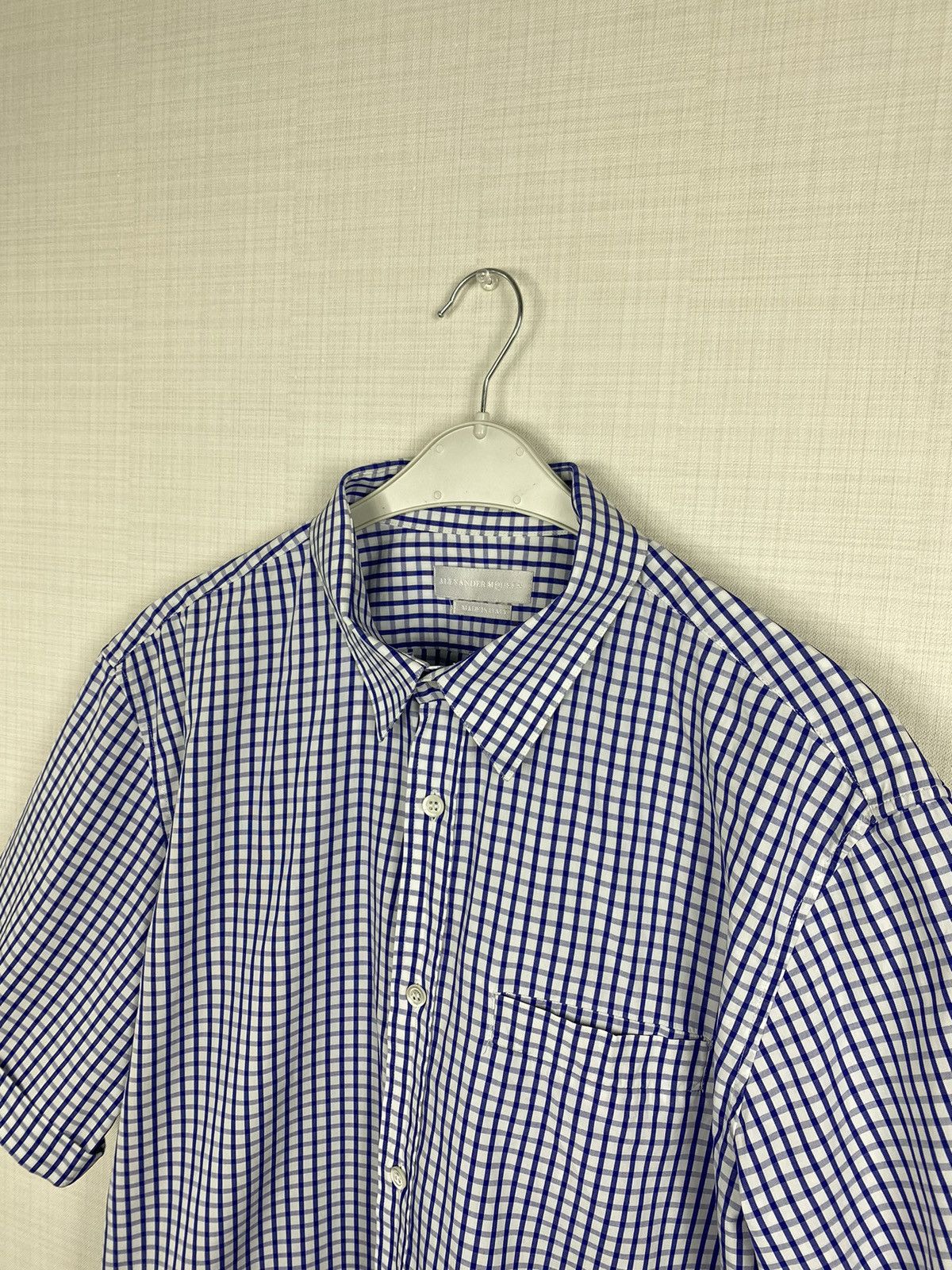 Alexander McQueen Alexander McQueen check short sleeve button up pocket Size US M / EU 48-50 / 2 - 5 Thumbnail