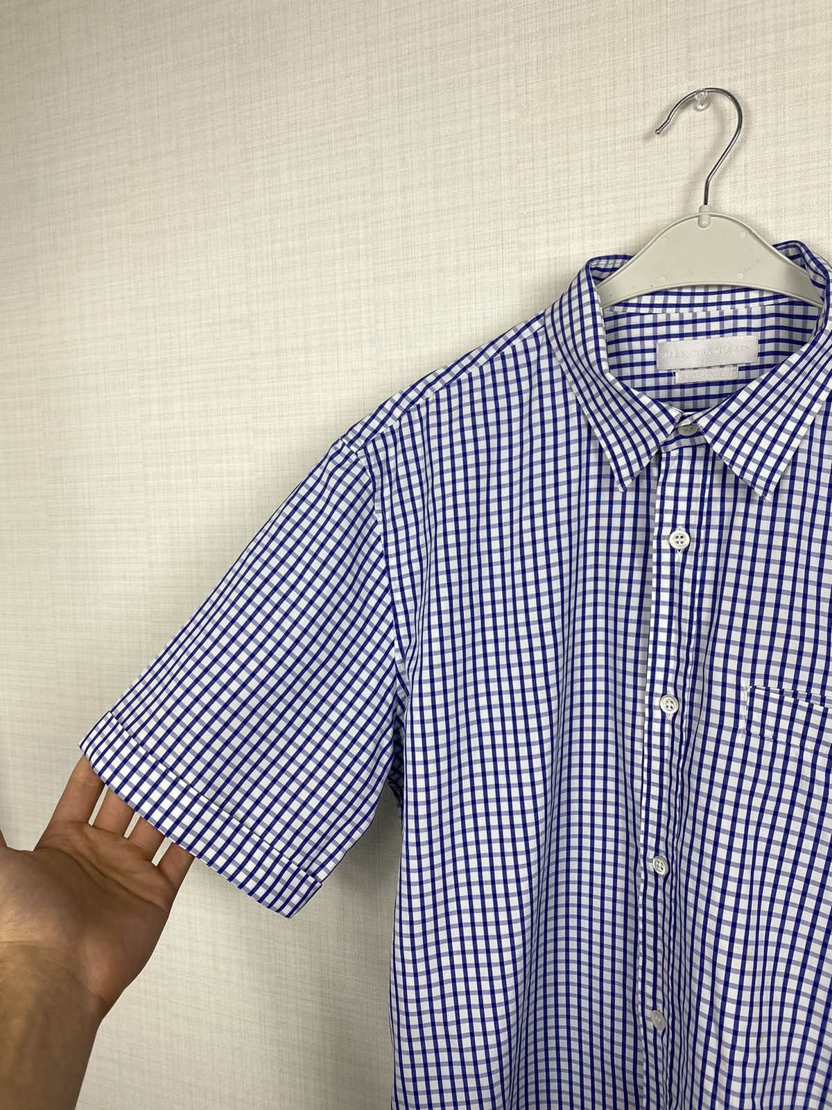 Alexander McQueen Alexander McQueen check short sleeve button up pocket Size US M / EU 48-50 / 2 - 4 Thumbnail