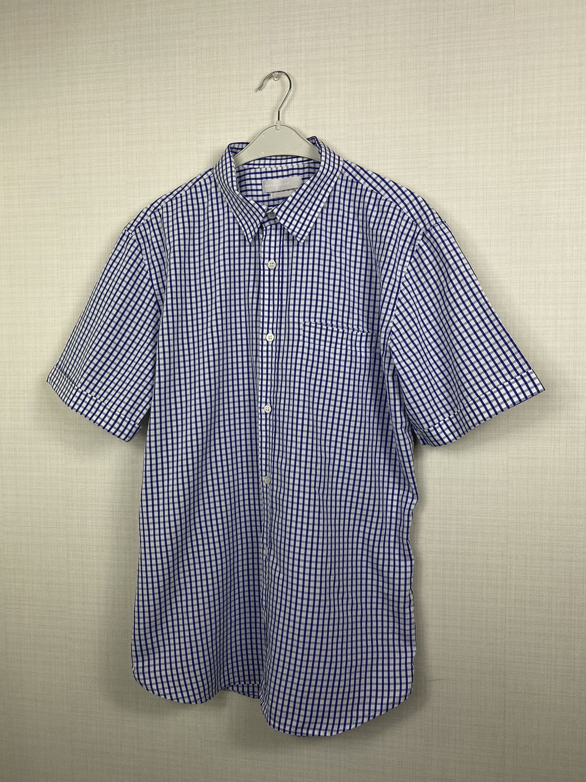 Alexander McQueen Alexander McQueen check short sleeve button up pocket Size US M / EU 48-50 / 2 - 2 Thumbnail