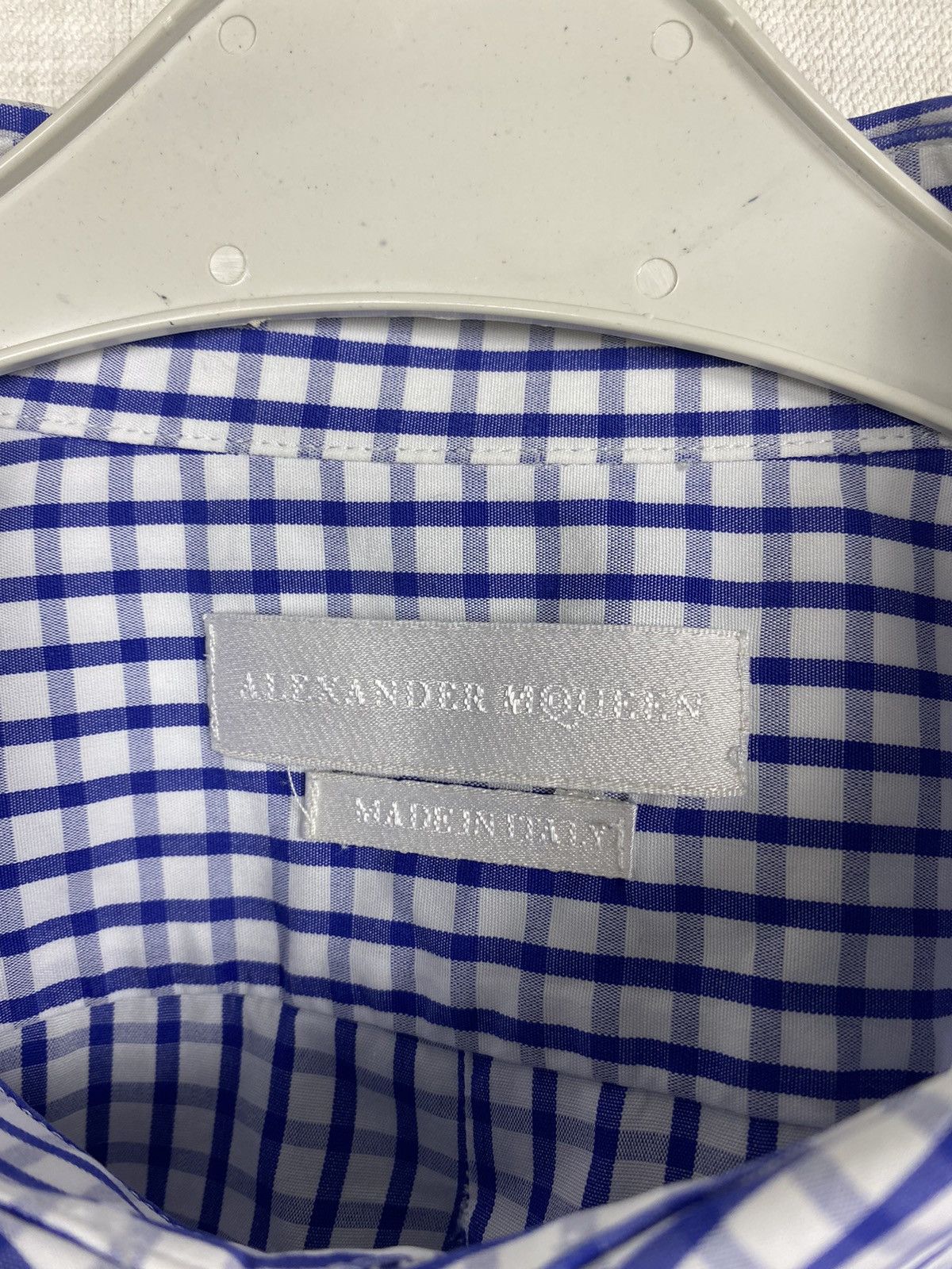 Alexander McQueen Alexander McQueen check short sleeve button up pocket Size US M / EU 48-50 / 2 - 9 Thumbnail