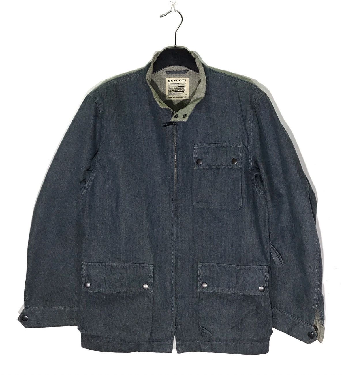 Boycott × Japanese Brand Japanese Brand Boycott Work Denim Jackets Size US M / EU 48-50 / 2 - 1 Thumbnail