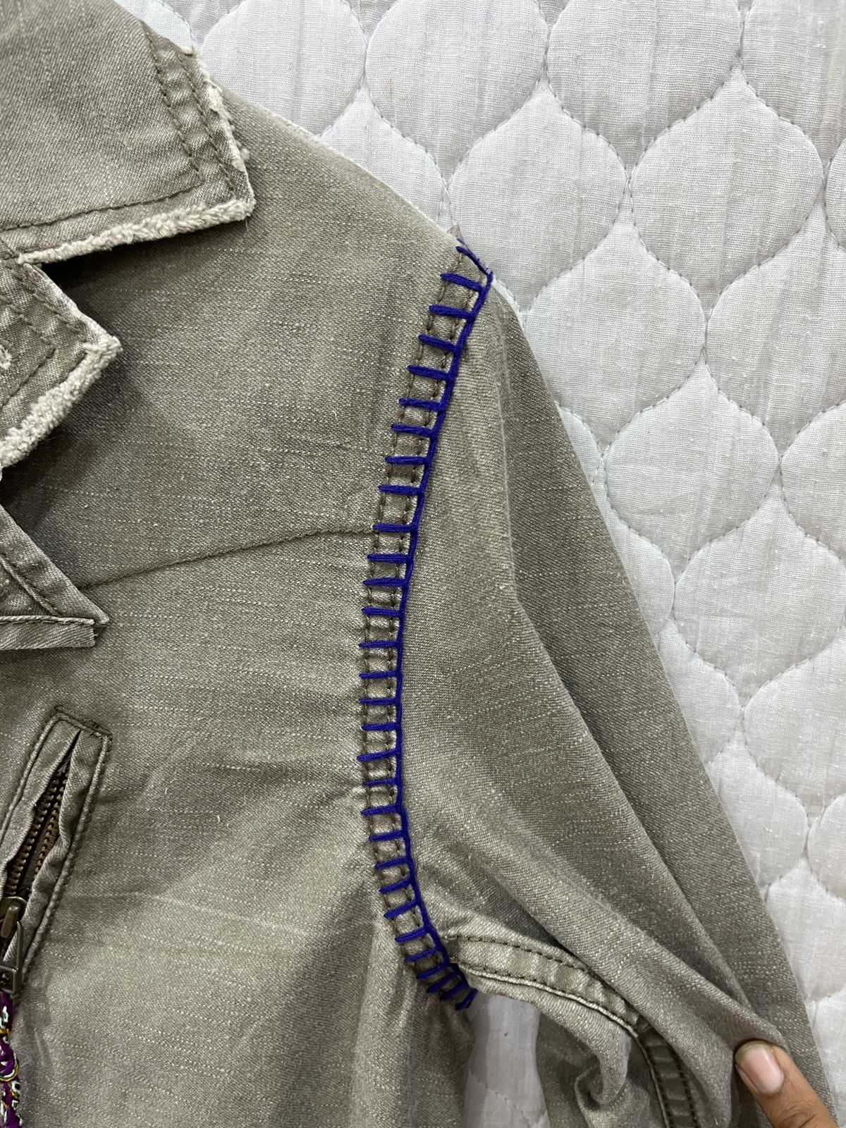 Japanese Brand (Bbb). VINTAGE IRON UNDER DAMP CLOTH CUSTOM HANDMADE Size US S / EU 44-46 / 1 - 6 Thumbnail