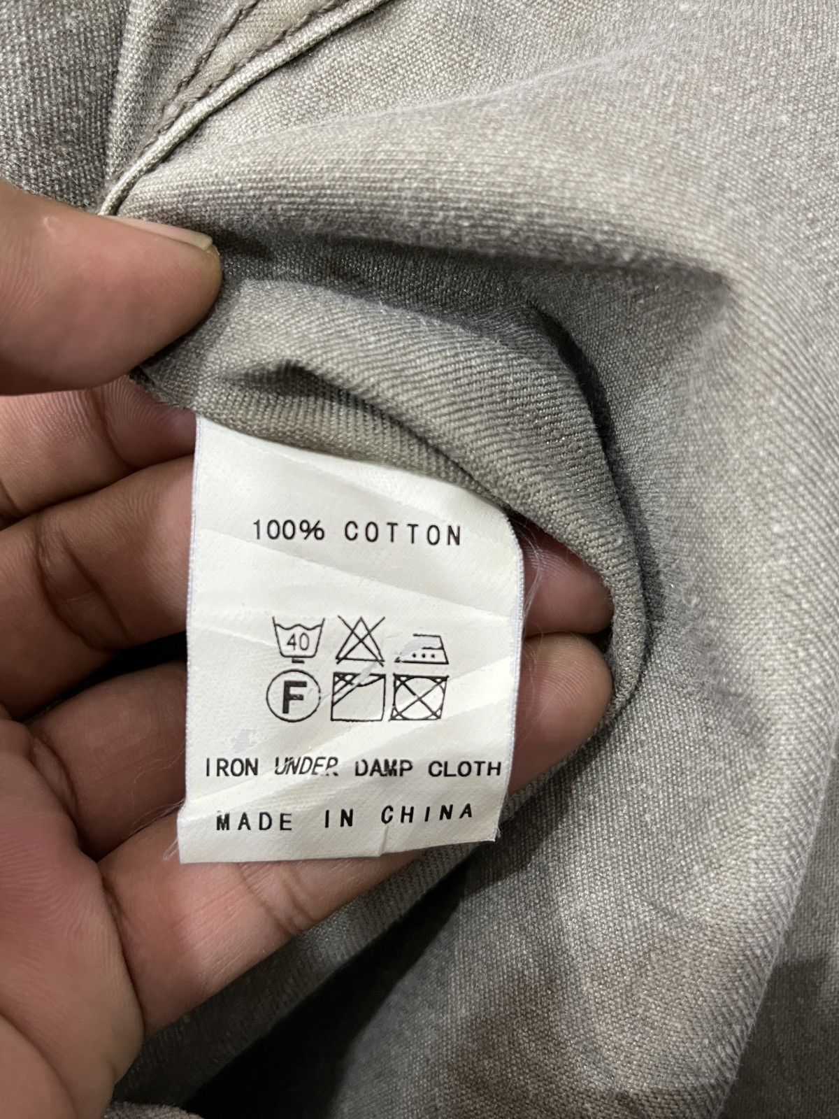 Japanese Brand (Bbb). VINTAGE IRON UNDER DAMP CLOTH CUSTOM HANDMADE Size US S / EU 44-46 / 1 - 13 Thumbnail