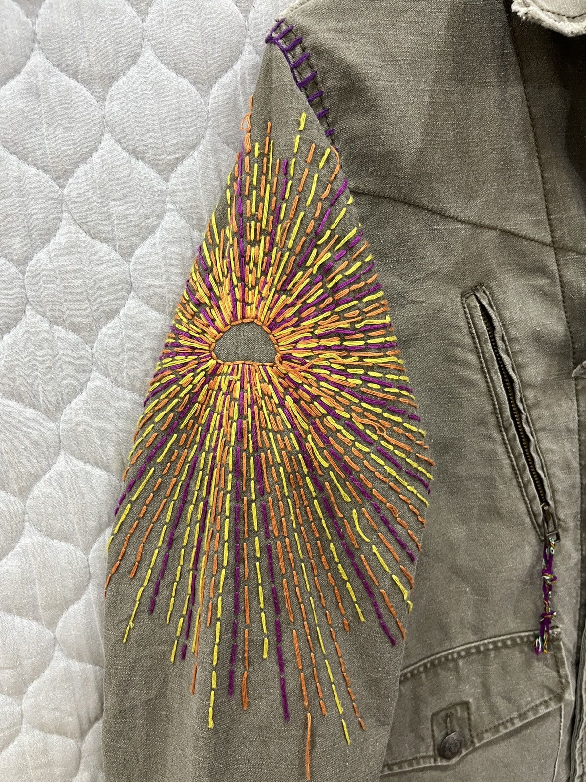 Japanese Brand (Bbb). VINTAGE IRON UNDER DAMP CLOTH CUSTOM HANDMADE Size US S / EU 44-46 / 1 - 4 Thumbnail