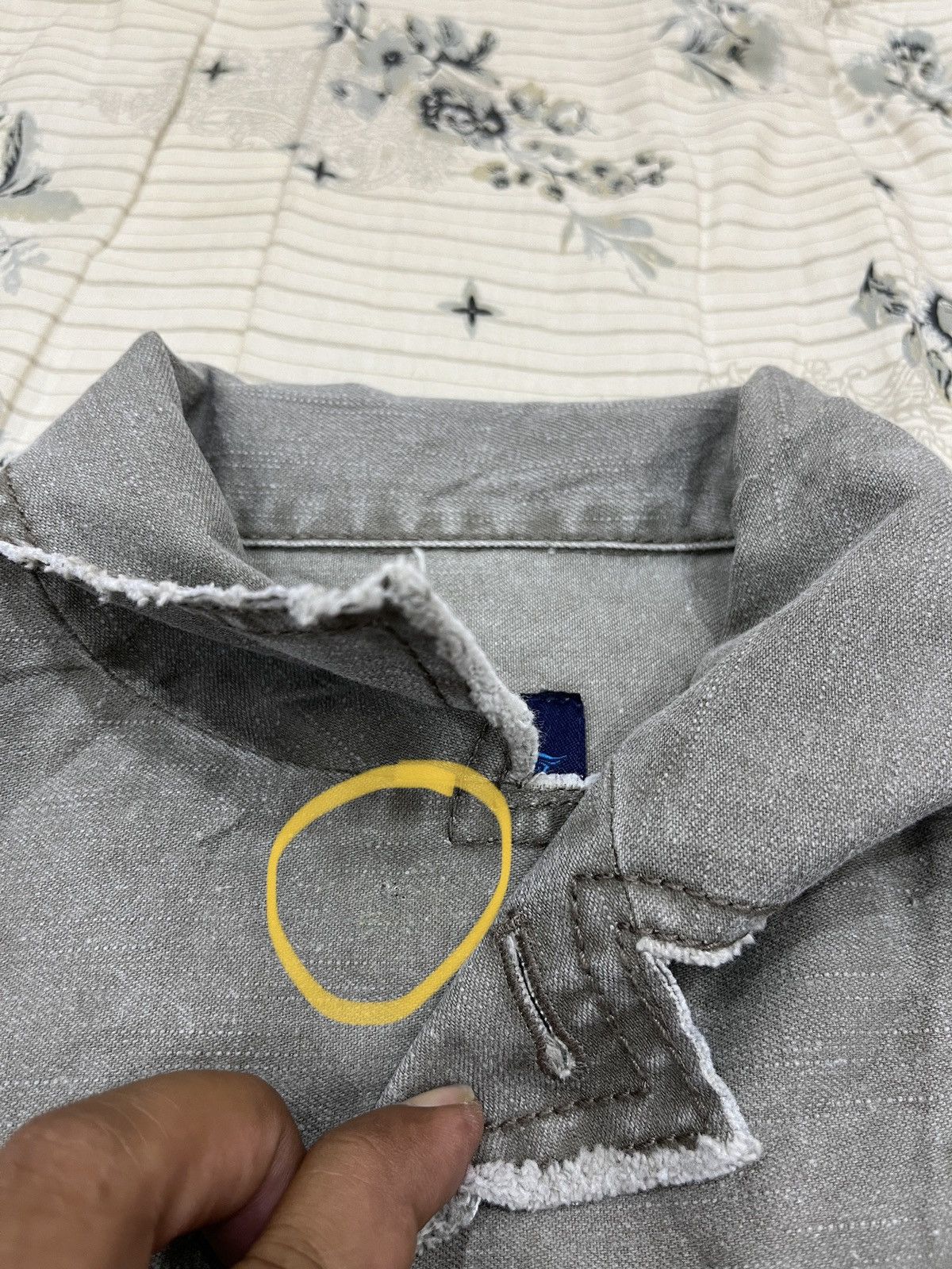 Japanese Brand (Bbb). VINTAGE IRON UNDER DAMP CLOTH CUSTOM HANDMADE Size US S / EU 44-46 / 1 - 14 Thumbnail