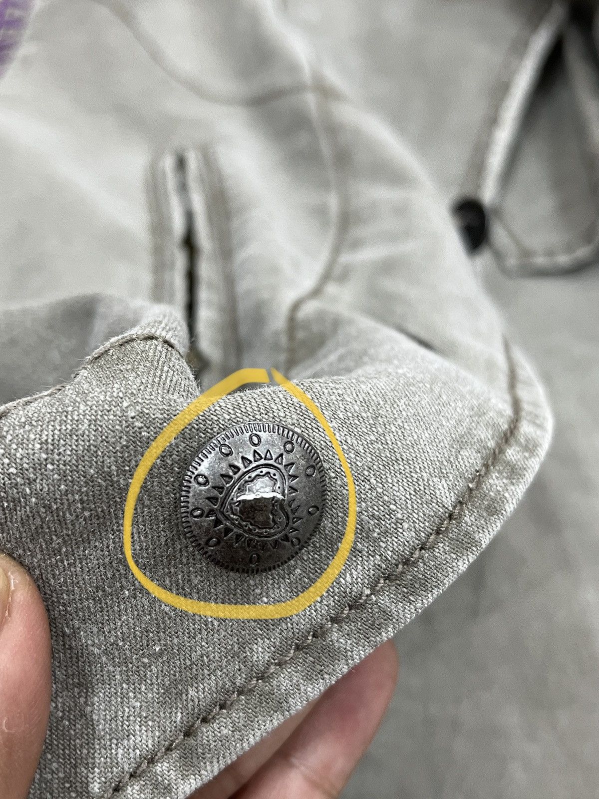 Japanese Brand (Bbb). VINTAGE IRON UNDER DAMP CLOTH CUSTOM HANDMADE Size US S / EU 44-46 / 1 - 15 Thumbnail