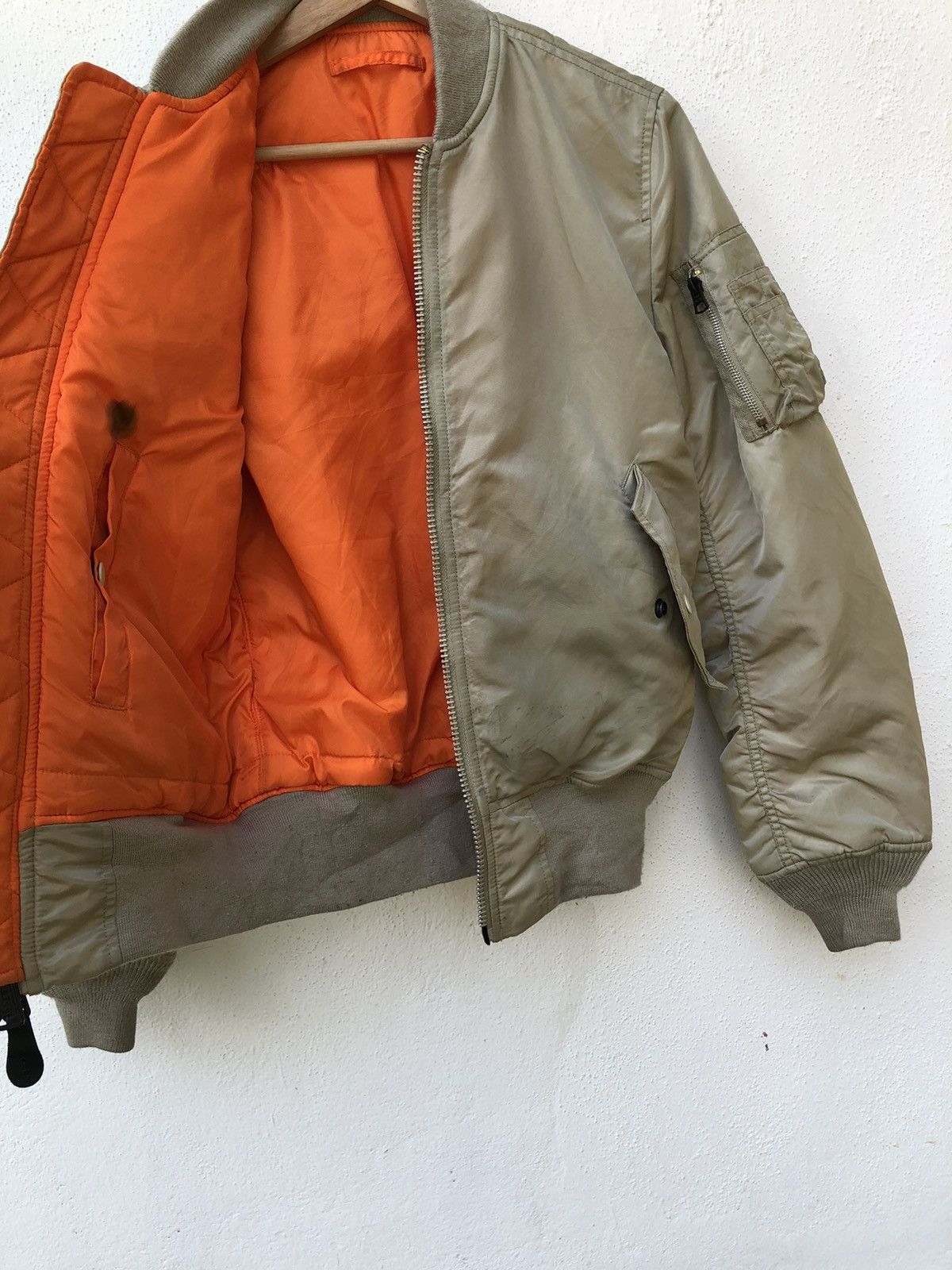 Alpha Industries 🔥VINTAGE ALPHA INDUSTRIES BOMBER JACKET MA 1 Size US S / EU 44-46 / 1 - 11 Thumbnail