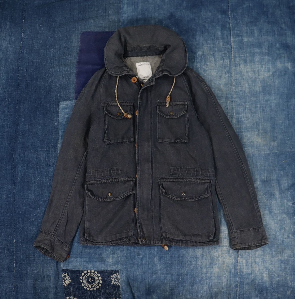 Visvim PFD Jkt Dmgd P.F.D Dk.indigo size1
