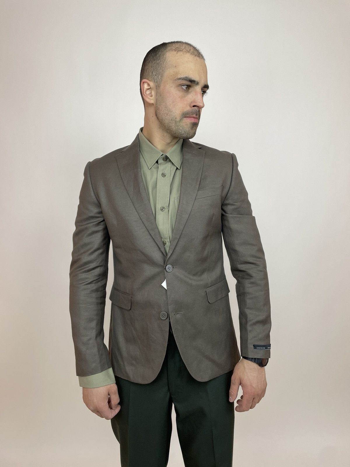 Celio Celio Club Linen&Viscose Blazer Slim fit Mens size 46 Size 46S - 8 Thumbnail