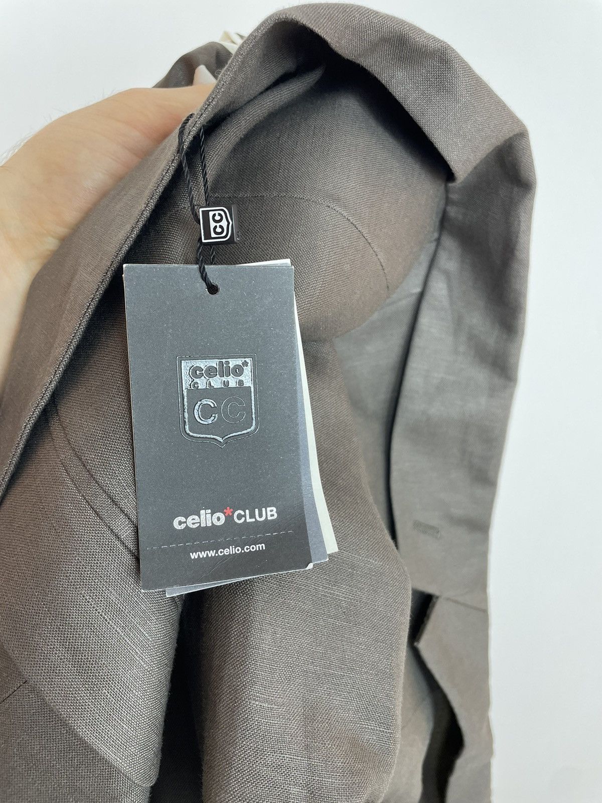 Celio Celio Club Linen&Viscose Blazer Slim fit Mens size 46 Size 46S - 20 Thumbnail