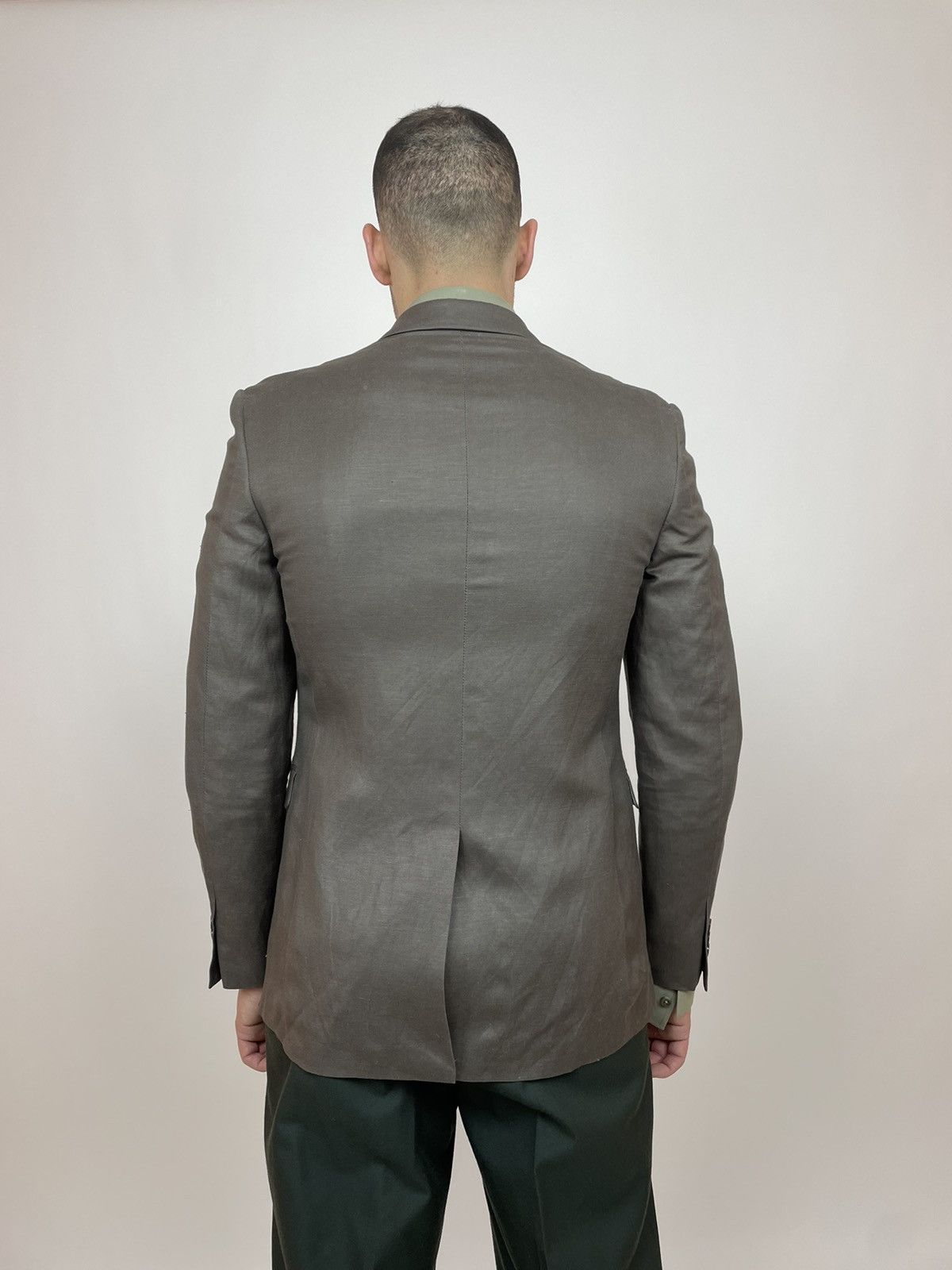 Celio Celio Club Linen&Viscose Blazer Slim fit Mens size 46 Size 46S - 9 Thumbnail