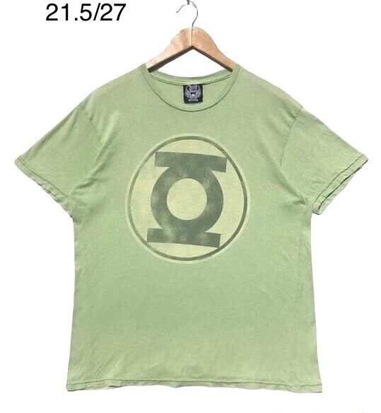 image of Dc Comics in Faded Green, Men's (Size Large)
