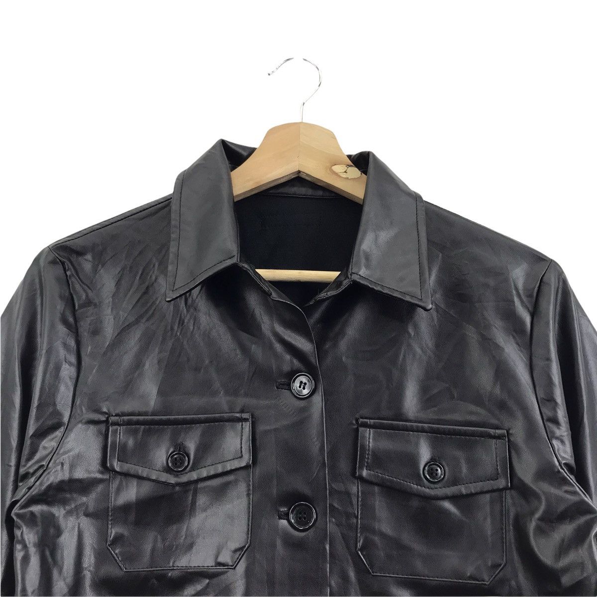 Esprit ESPRIT DE CORP Leather Layer Black Jacket Size US S / EU 44-46 / 1 - 2 Thumbnail