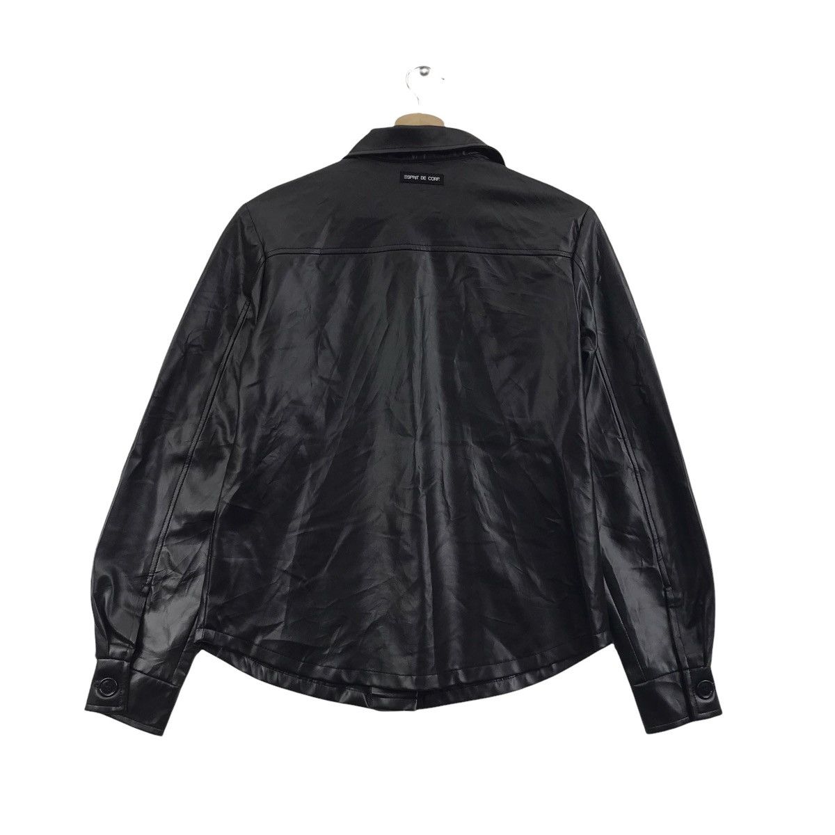Esprit ESPRIT DE CORP Leather Layer Black Jacket Size US S / EU 44-46 / 1 - 6 Thumbnail