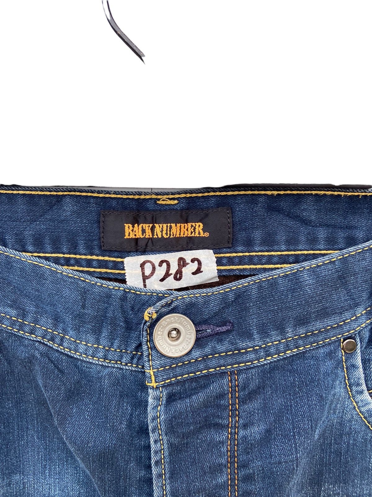Japanese Brand JAPANESE BRAND BACK NUMBER JEANS Size US 33 - 4 Thumbnail