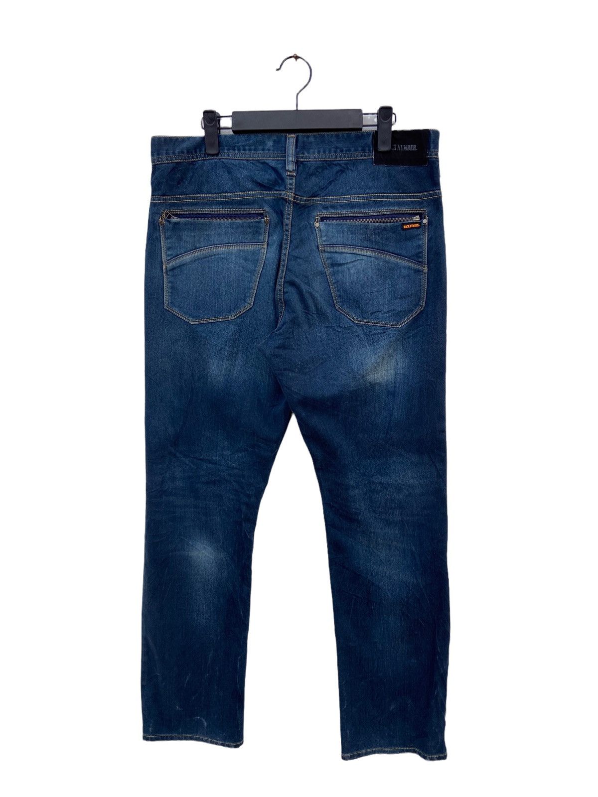 Japanese Brand JAPANESE BRAND BACK NUMBER JEANS Size US 33 - 3 Thumbnail