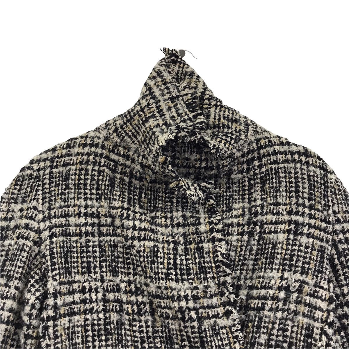 Japanese Brand PRIDE INTERNATIONAL DESIGN Cropped Japanese Brand Wool Coat Size US S / EU 44-46 / 1 - 2 Thumbnail