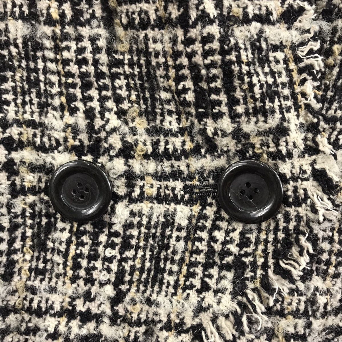Japanese Brand PRIDE INTERNATIONAL DESIGN Cropped Japanese Brand Wool Coat Size US S / EU 44-46 / 1 - 3 Thumbnail