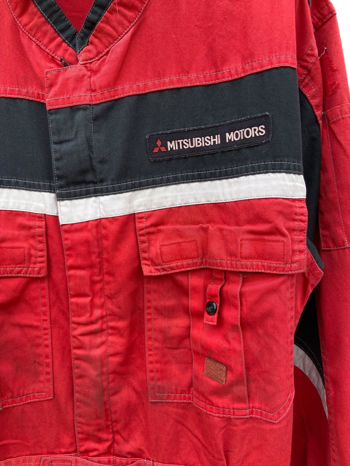 Vintage Vintage Mitsubishi Motors Overalls Size US 35 - 15 Thumbnail
