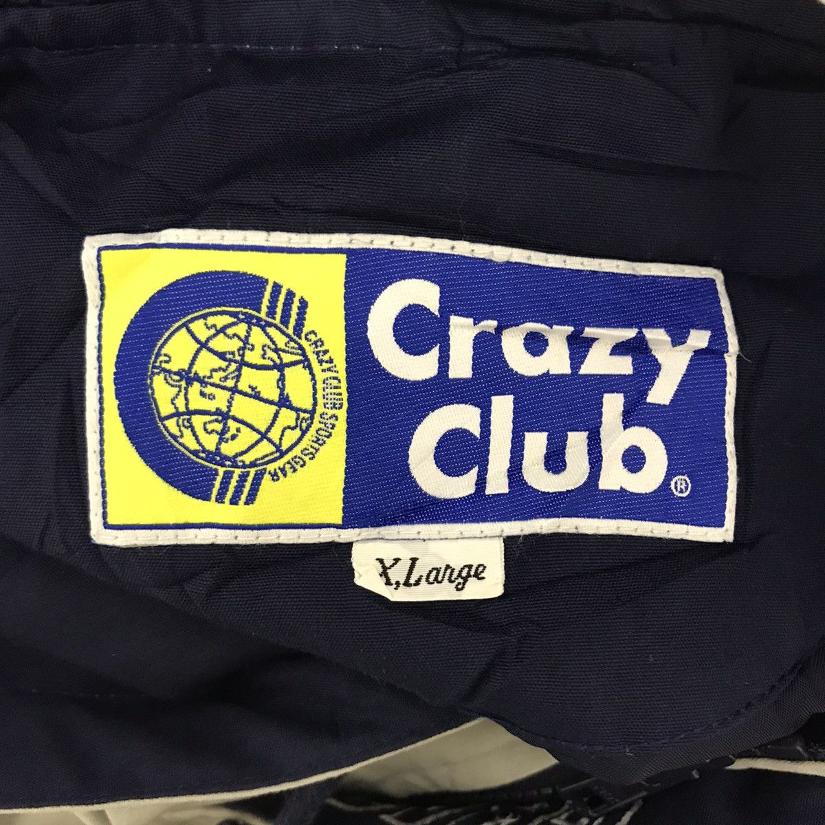 Vintage CRAZY CLUB ACTIVELY Staff Sportswear Silver Hoodie Jacket Size US XL / EU 56 / 4 - 9 Thumbnail