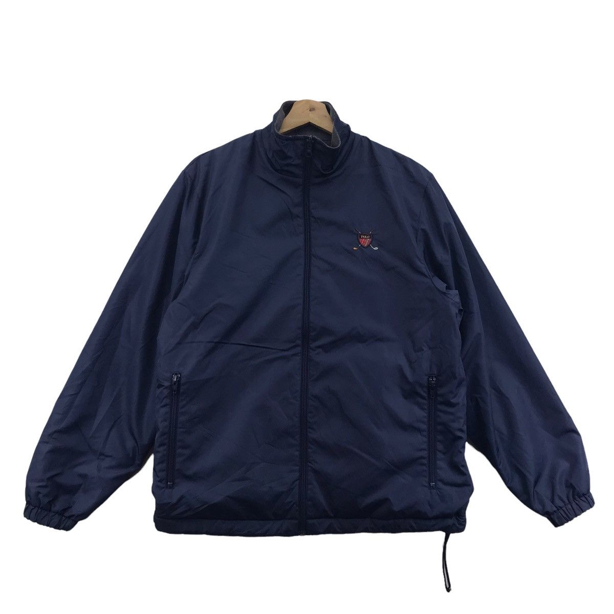 Polo Ralph Lauren Vintage POLO GOLF Ralph Lauren ReversibleFleece BomberJacket Size US L / EU 52-54 / 3 - 1 Thumbnail