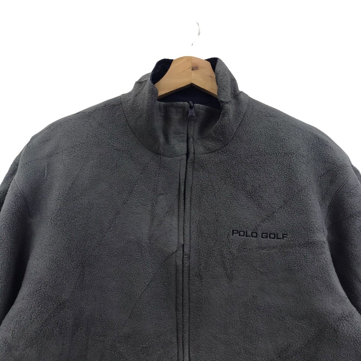 Polo Ralph Lauren Vintage POLO GOLF Ralph Lauren ReversibleFleece BomberJacket Size US L / EU 52-54 / 3 - 4 Thumbnail