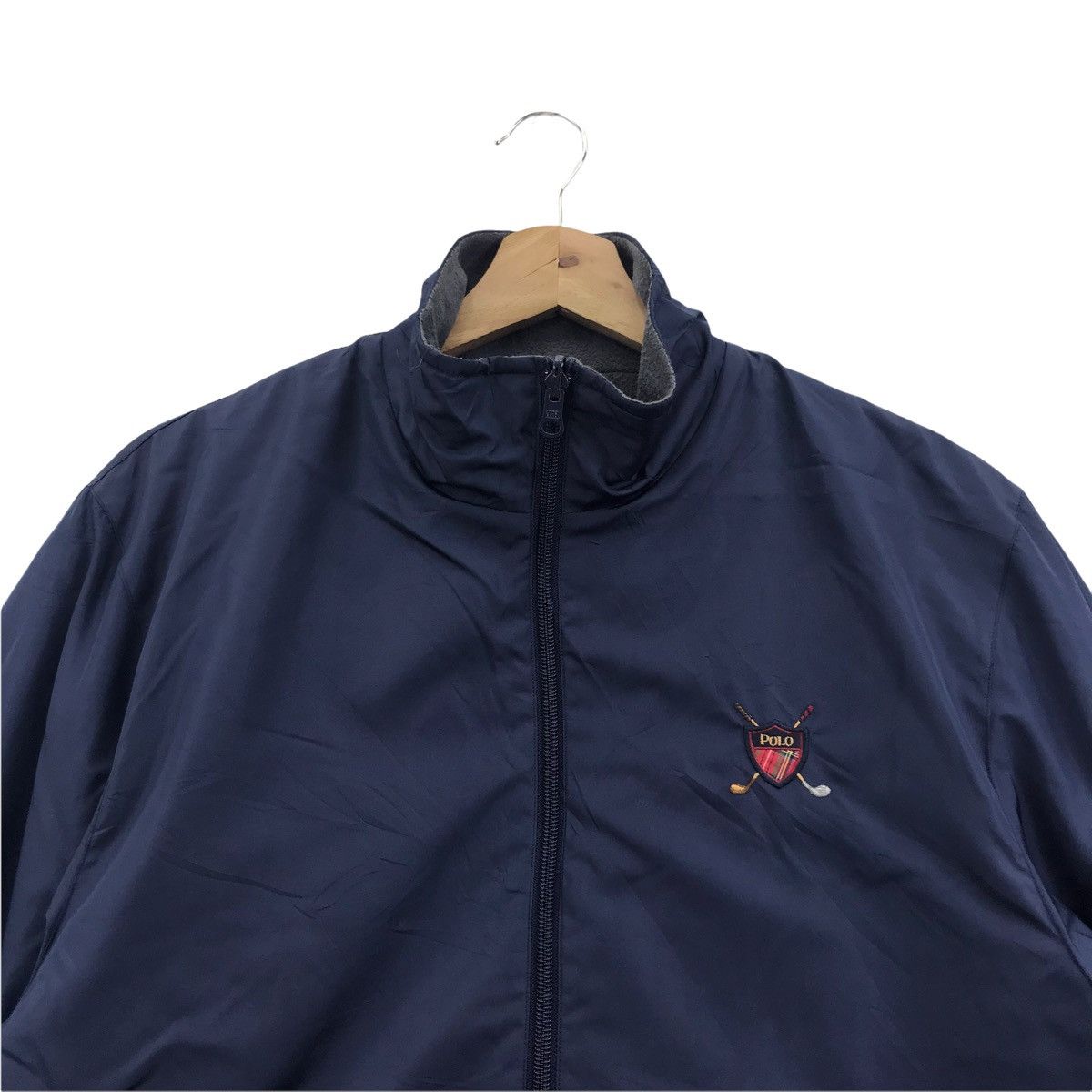 Polo Ralph Lauren Vintage POLO GOLF Ralph Lauren ReversibleFleece BomberJacket Size US L / EU 52-54 / 3 - 3 Thumbnail