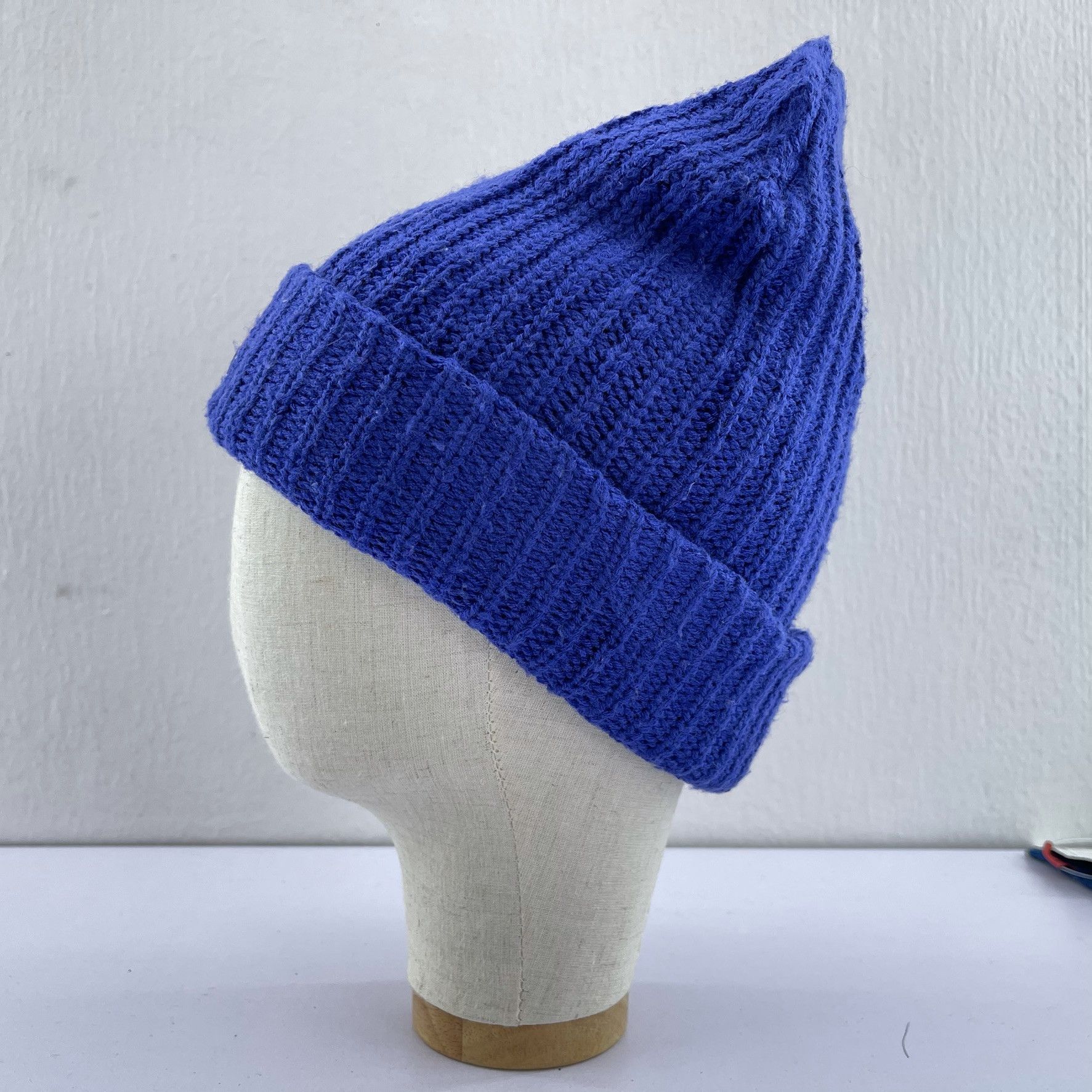 Ben Davis × Vintage Ben Davis Blue Beanie Hats-BH2013 Size ONE SIZE - 2 Thumbnail