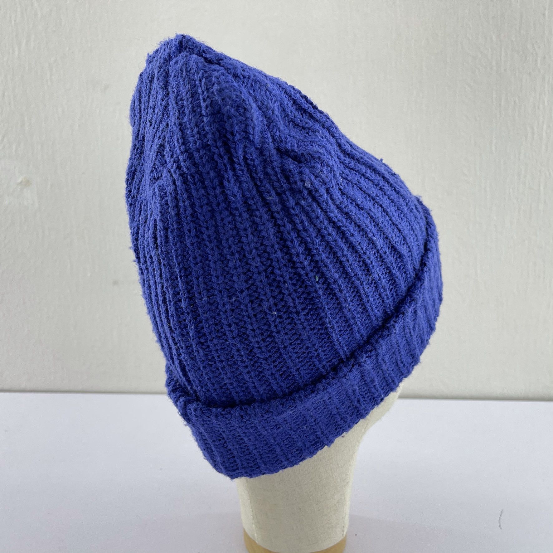 Ben Davis × Vintage Ben Davis Blue Beanie Hats-BH2013 Size ONE SIZE - 4 Thumbnail