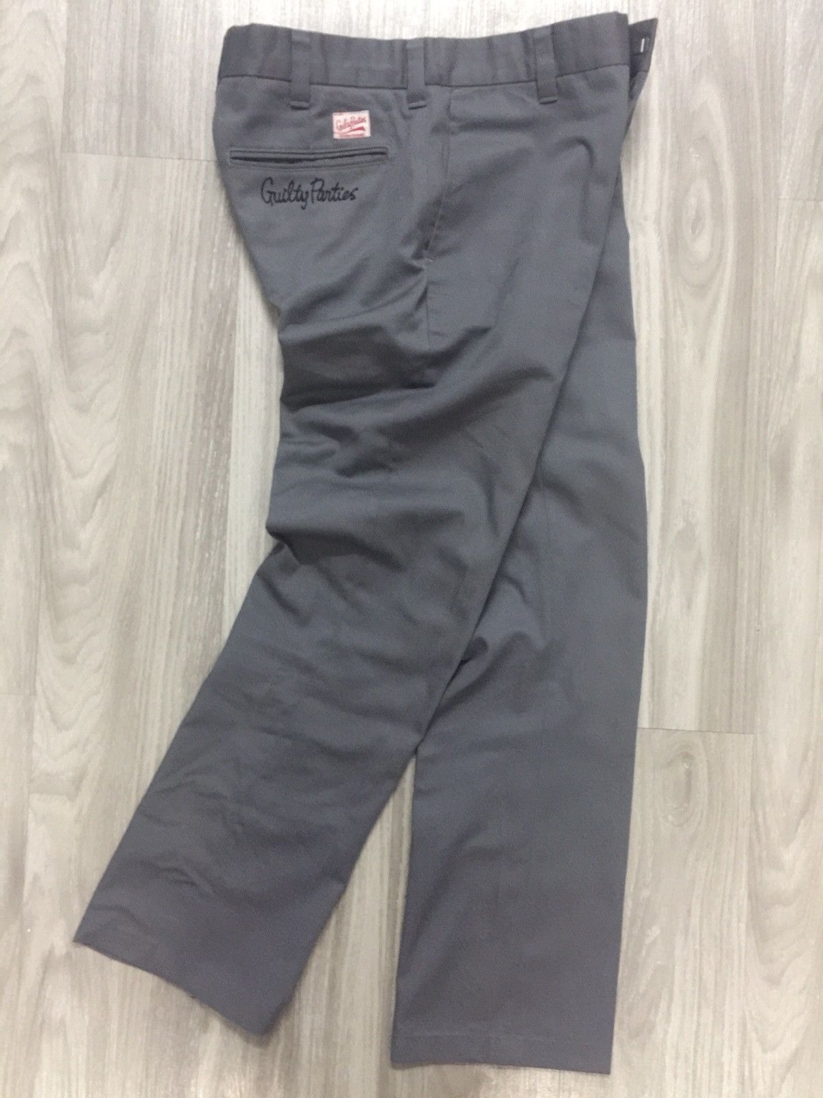image of Wacko Maria Guilty Parties Skinny Pants in Grey, Men's (Size 29)
