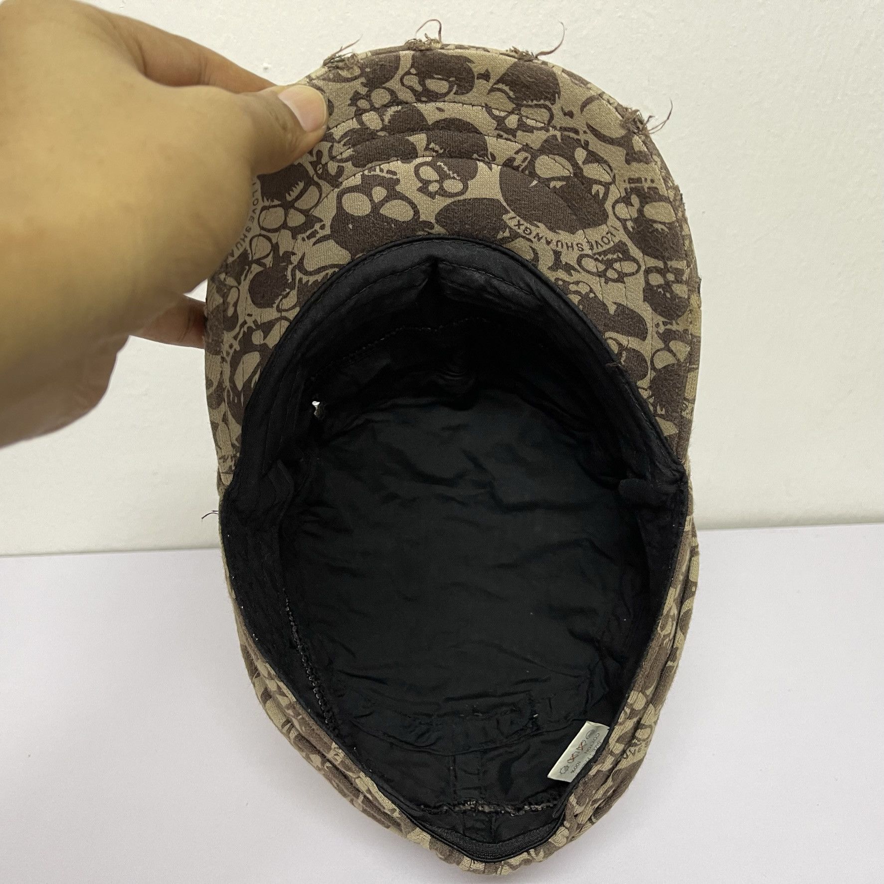 Other Unknown Skull Distressed Cap Hats-BH4214 Size ONE SIZE - 12 Thumbnail