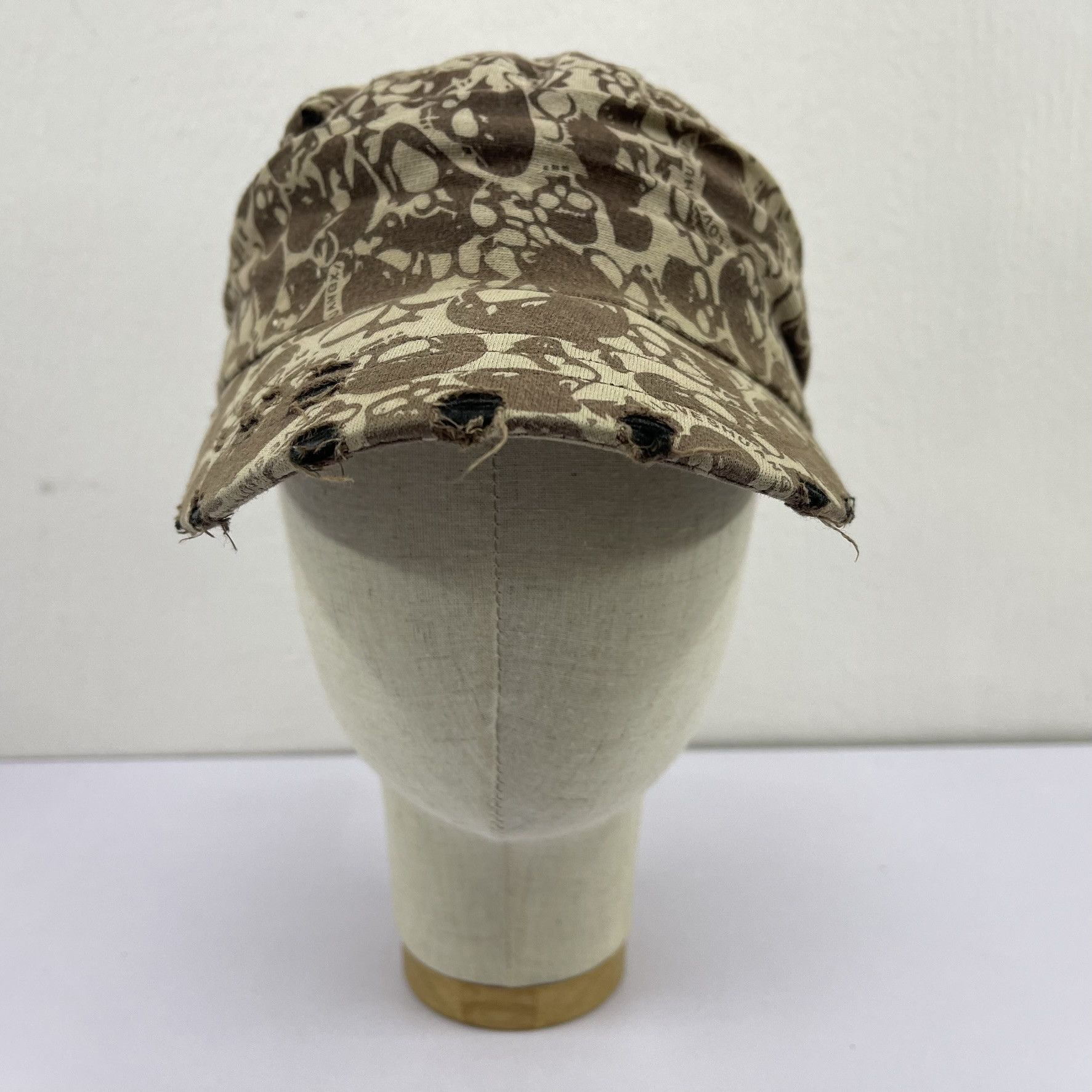 Other Unknown Skull Distressed Cap Hats-BH4214 Size ONE SIZE - 2 Thumbnail