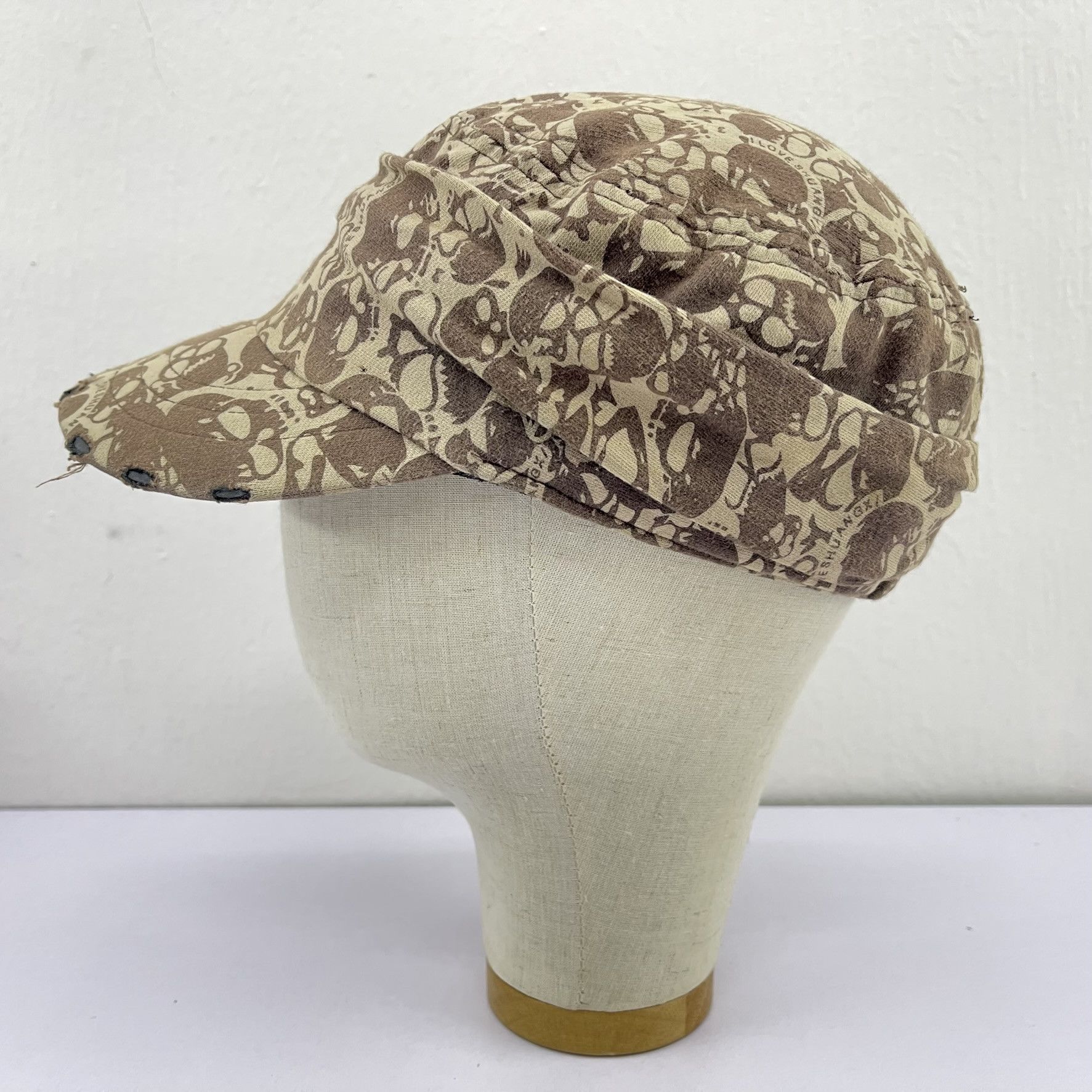 Other Unknown Skull Distressed Cap Hats-BH4214 Size ONE SIZE - 1 Thumbnail