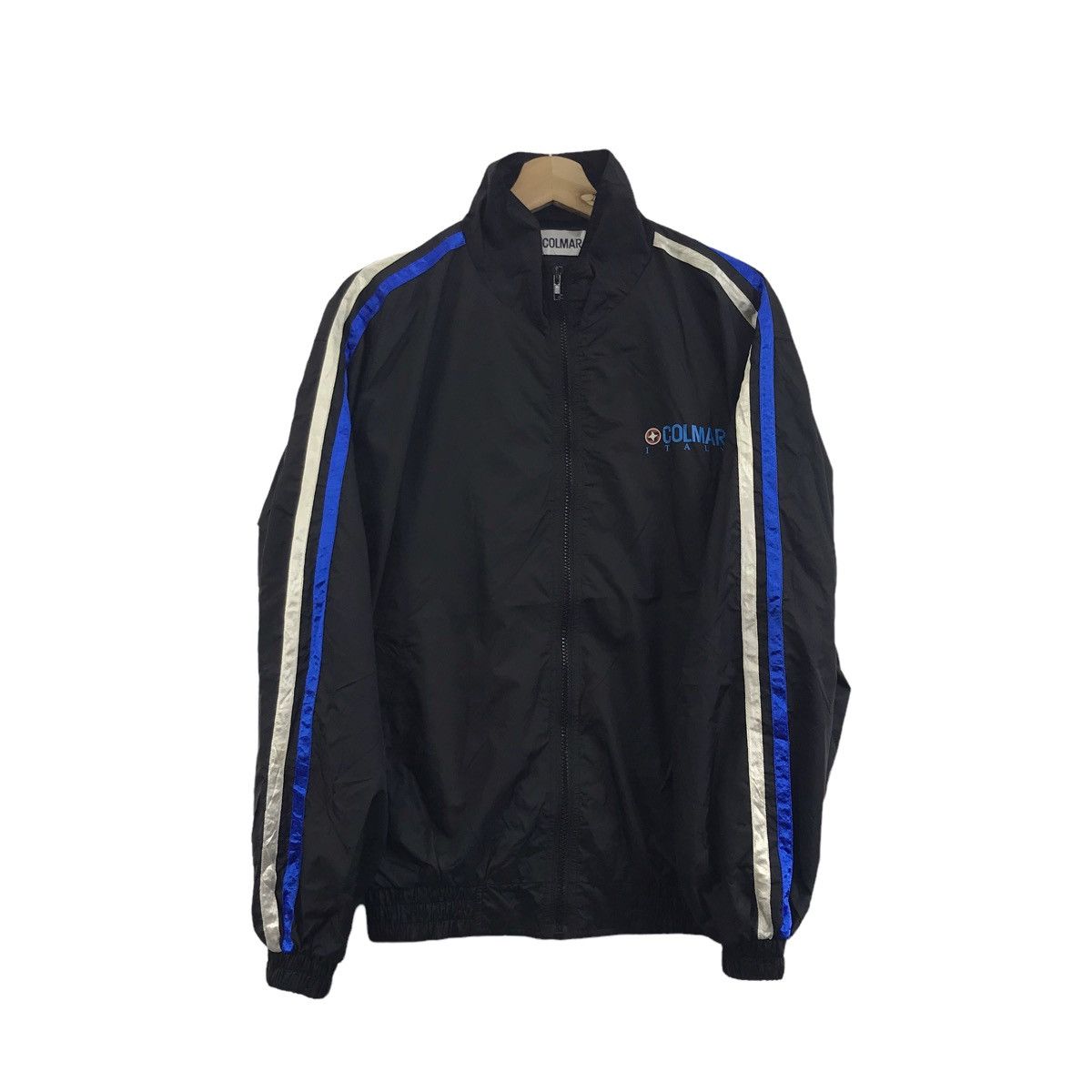 Colmar COLMAR ITALY Stripes Black Full Zipper Jacket Windbreaker Size US XL / EU 56 / 4 - 6 Thumbnail