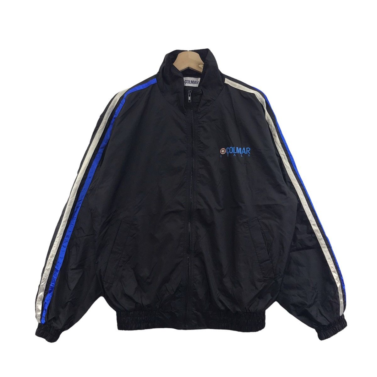 Colmar COLMAR ITALY Stripes Black Full Zipper Jacket Windbreaker Size US XL / EU 56 / 4 - 3 Thumbnail