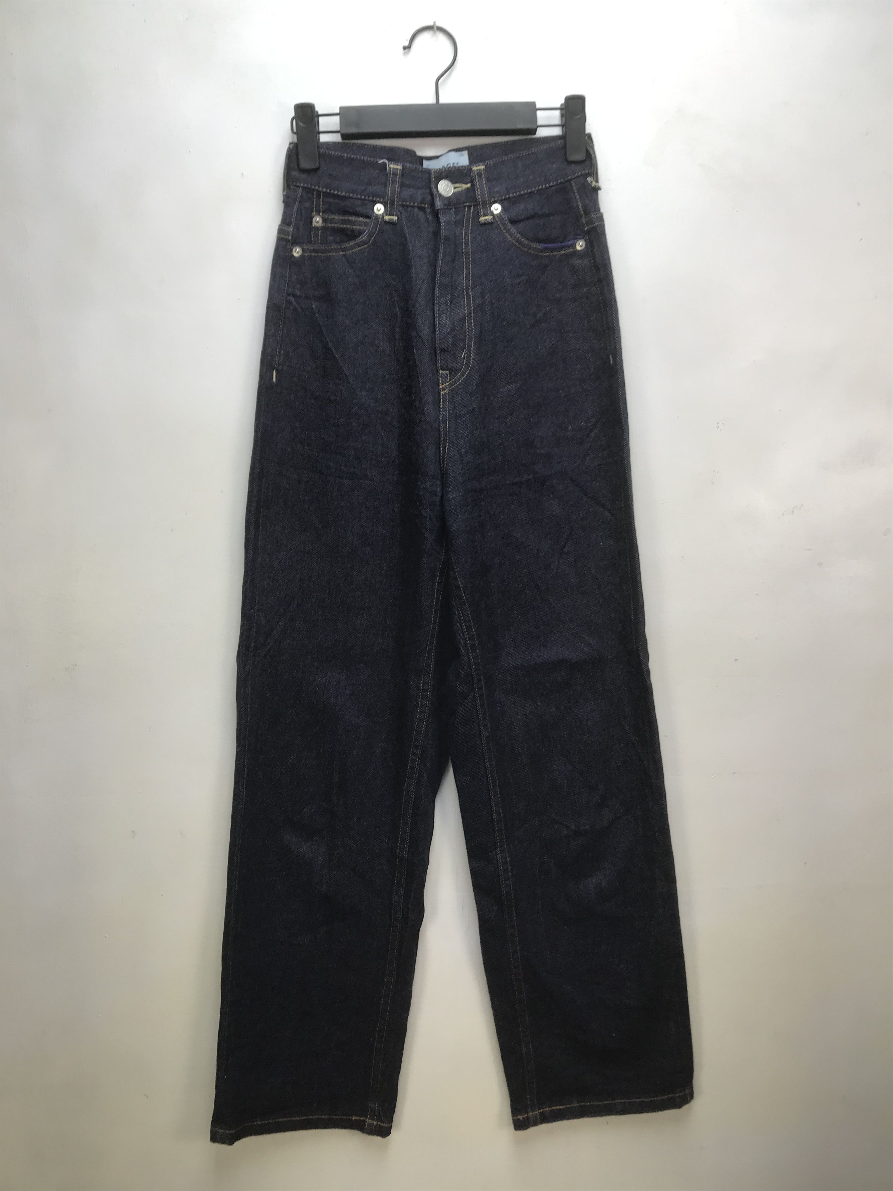 Japanese Brand SERGE DE BLEU INDIGO BLUE DENIM Size US 26 / EU 42 - 2 Thumbnail
