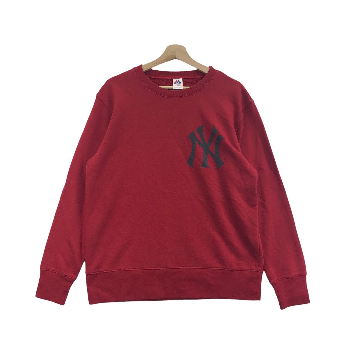 Majestic NEW YORK YANKEES Mlb Baseball Usa Majestic Red Sweatshirt Size US XL / EU 56 / 4 - 1 Thumbnail