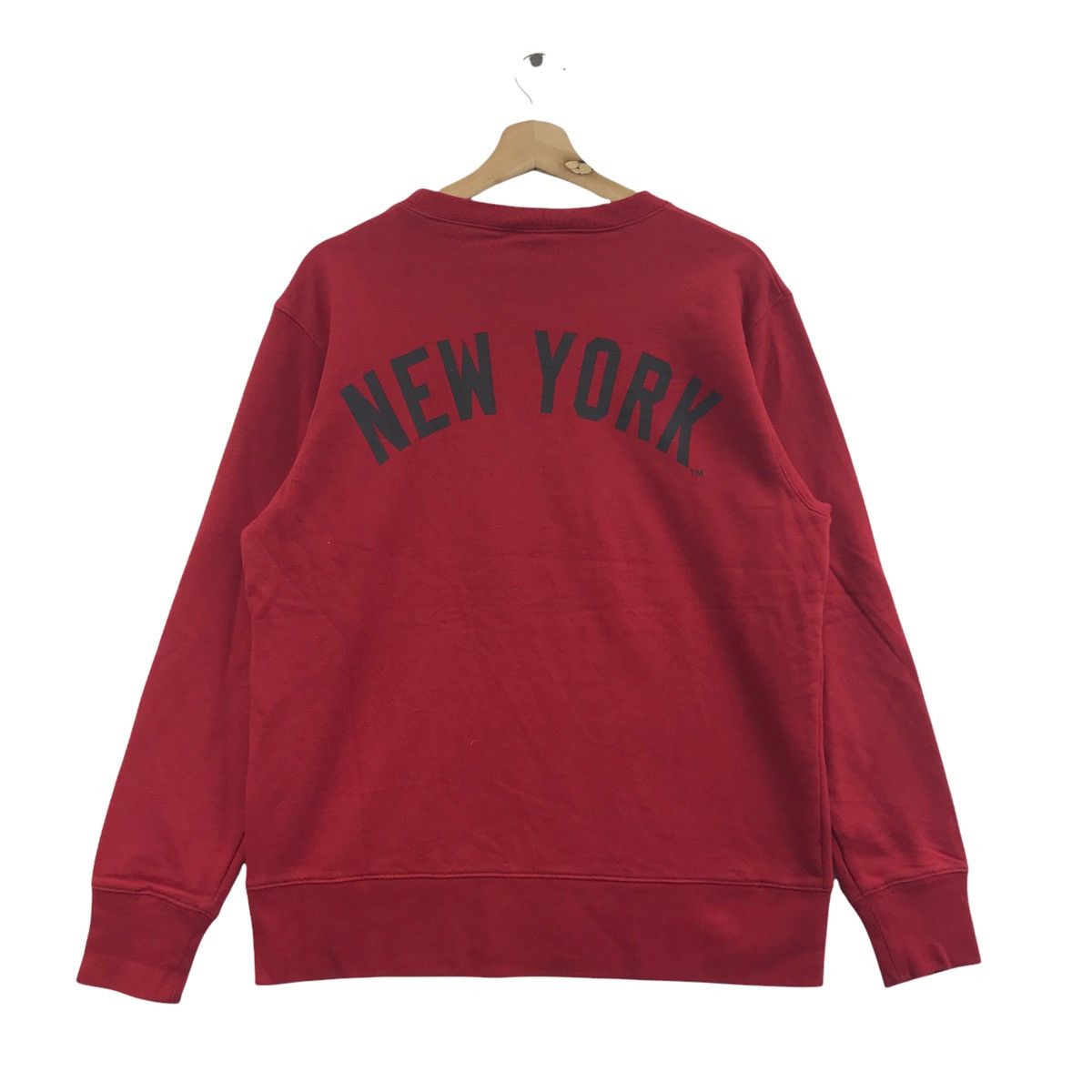Majestic NEW YORK YANKEES Mlb Baseball Usa Majestic Red Sweatshirt Size US XL / EU 56 / 4 - 8 Thumbnail