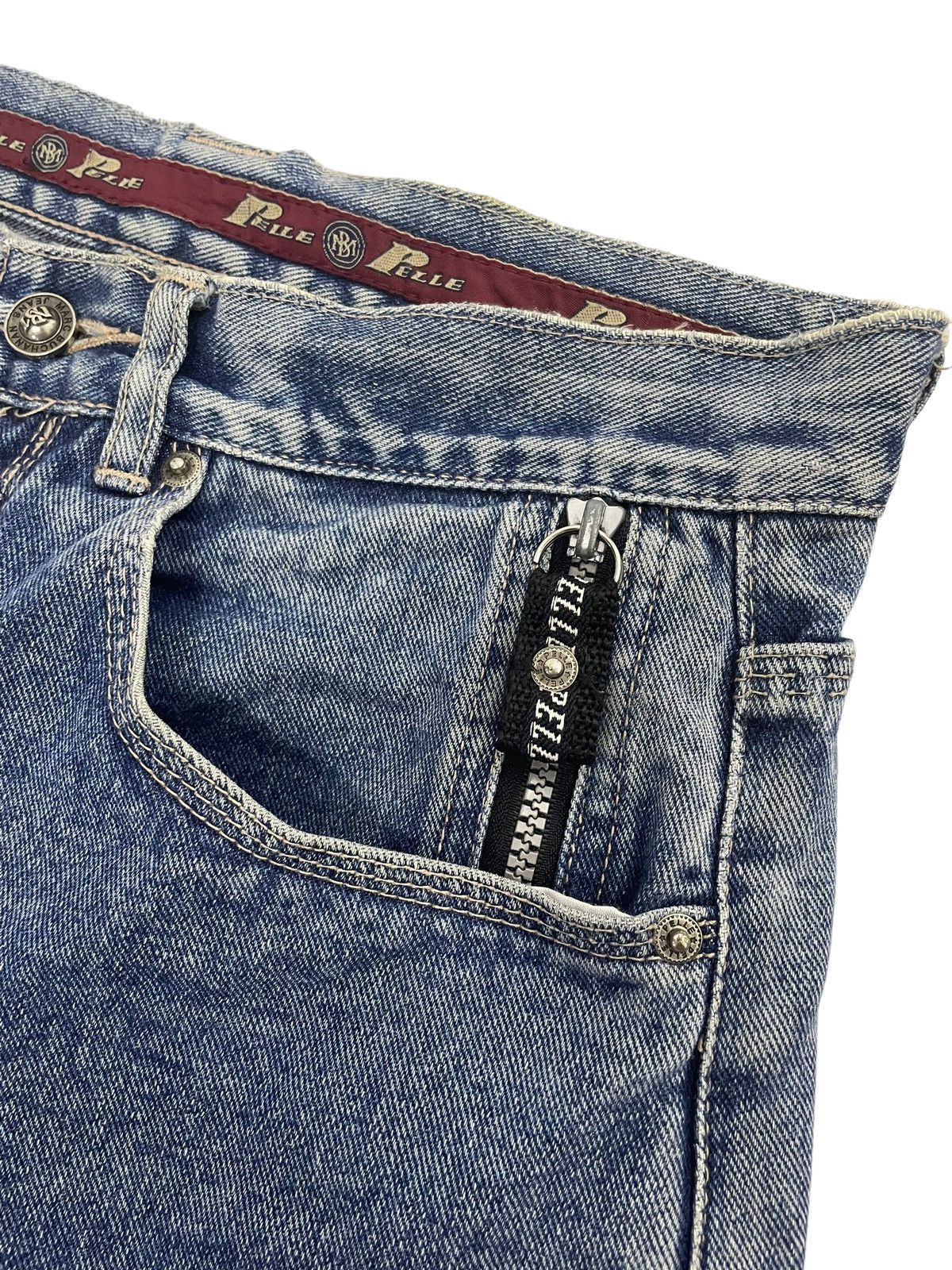 Pelle Pelle Vintage Pelle Pelle Marc Buchanan Baggy Jeans Distressed Size US 30 / EU 46 - 8 Thumbnail