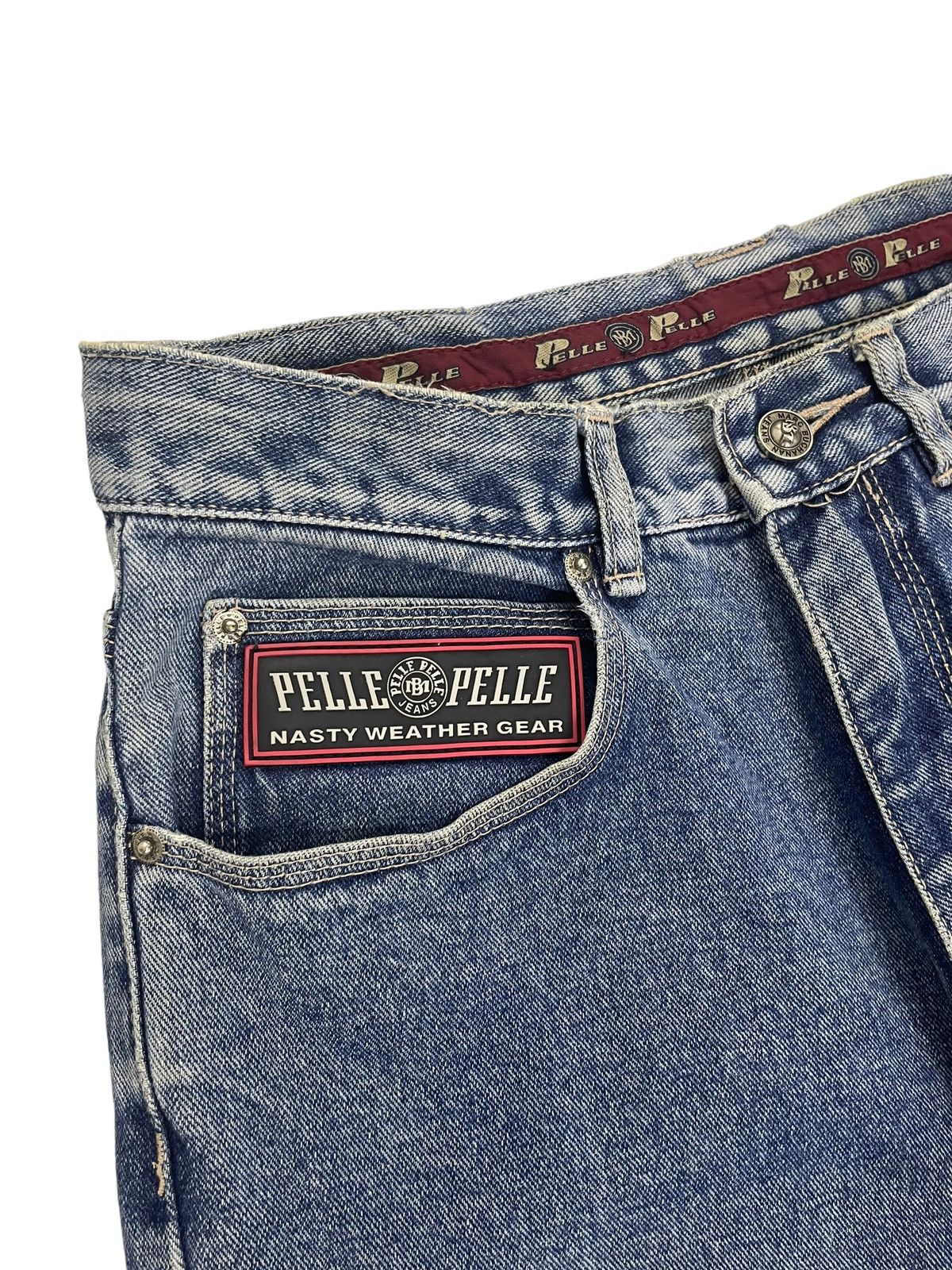 Pelle Pelle Vintage Pelle Pelle Marc Buchanan Baggy Jeans Distressed Size US 30 / EU 46 - 7 Thumbnail