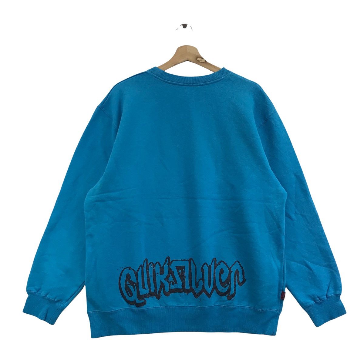 Quiksilver QUIKSILVER SURFWEAR WAVE Beach Surf Blue Sweatshirt Pullover Size US L / EU 52-54 / 3 - 8 Thumbnail