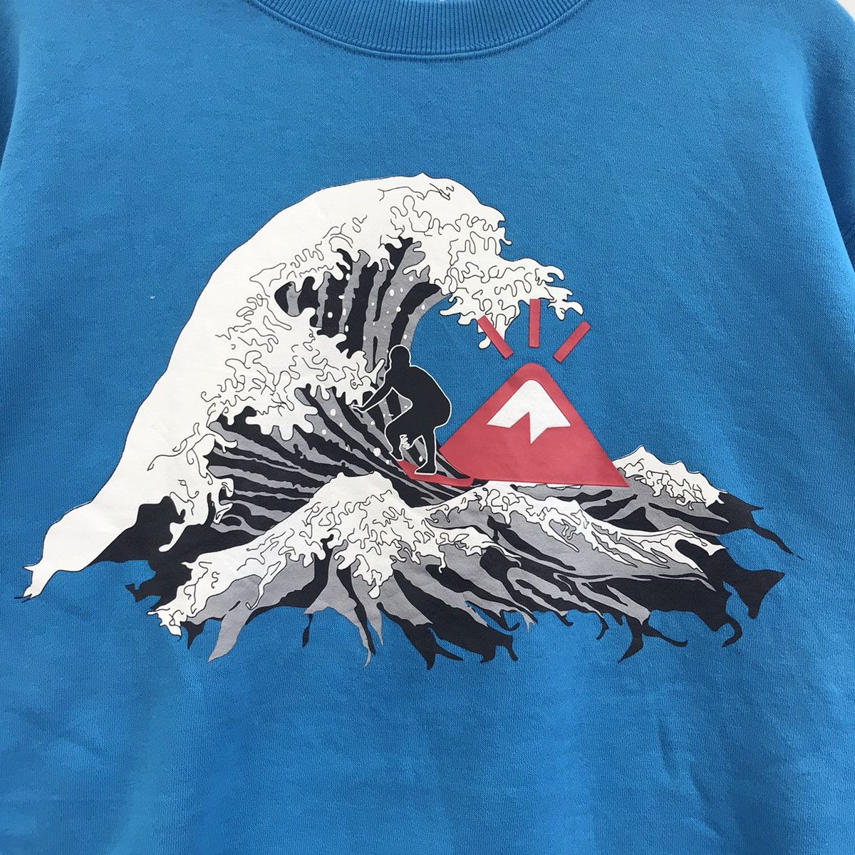 Quiksilver QUIKSILVER SURFWEAR WAVE Beach Surf Blue Sweatshirt Pullover Size US L / EU 52-54 / 3 - 3 Thumbnail