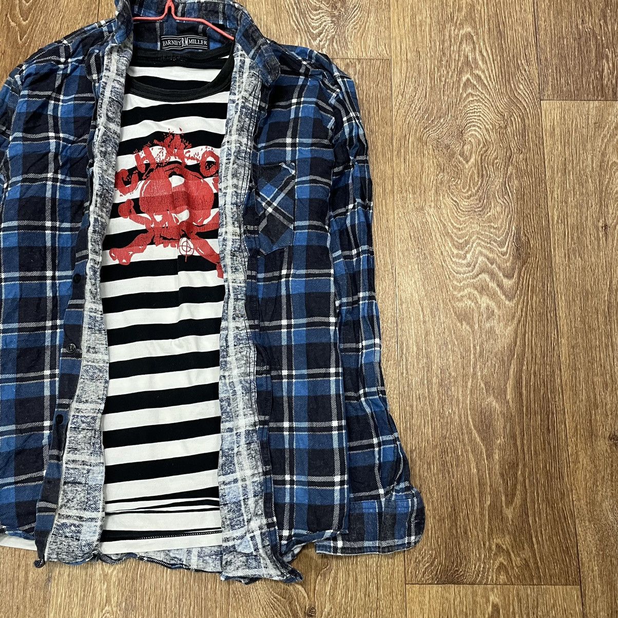 Vintage Vintage Y2K Grunge Checkered Shirt Oversized Streetwear M Size US M / EU 48-50 / 2 - 2 Thumbnail