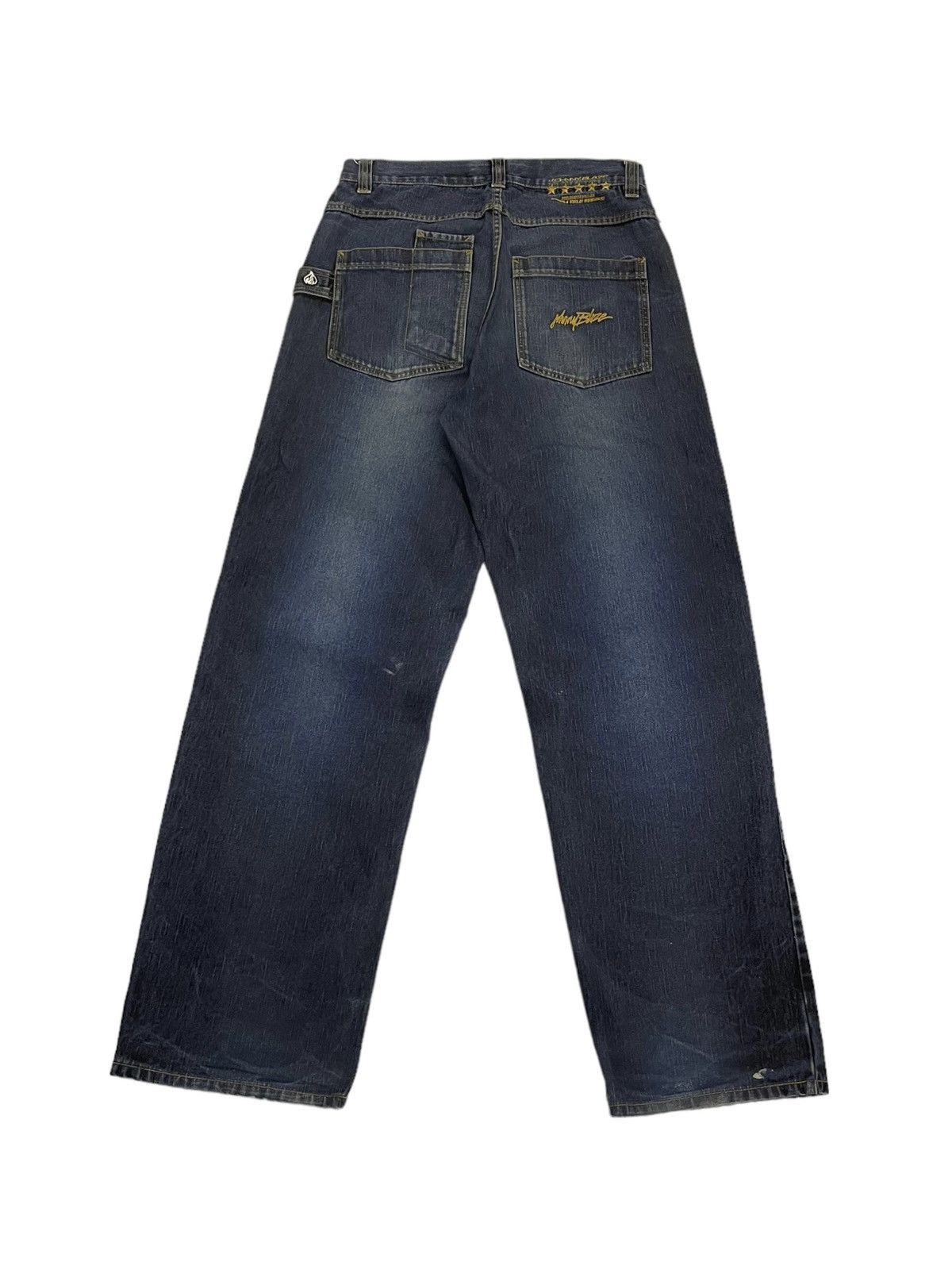 JNCO Vintage Johny Blaze Carpenter Jeans Embroidery Logo Size US 32 / EU 48 - 2 Thumbnail