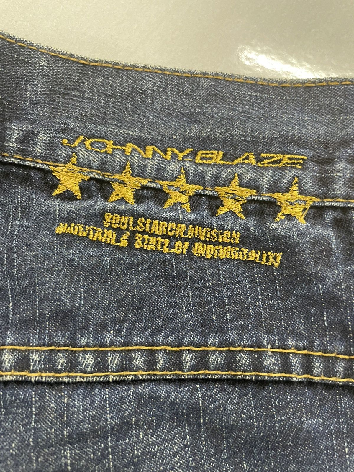 JNCO Vintage Johny Blaze Carpenter Jeans Embroidery Logo Size US 32 / EU 48 - 11 Thumbnail
