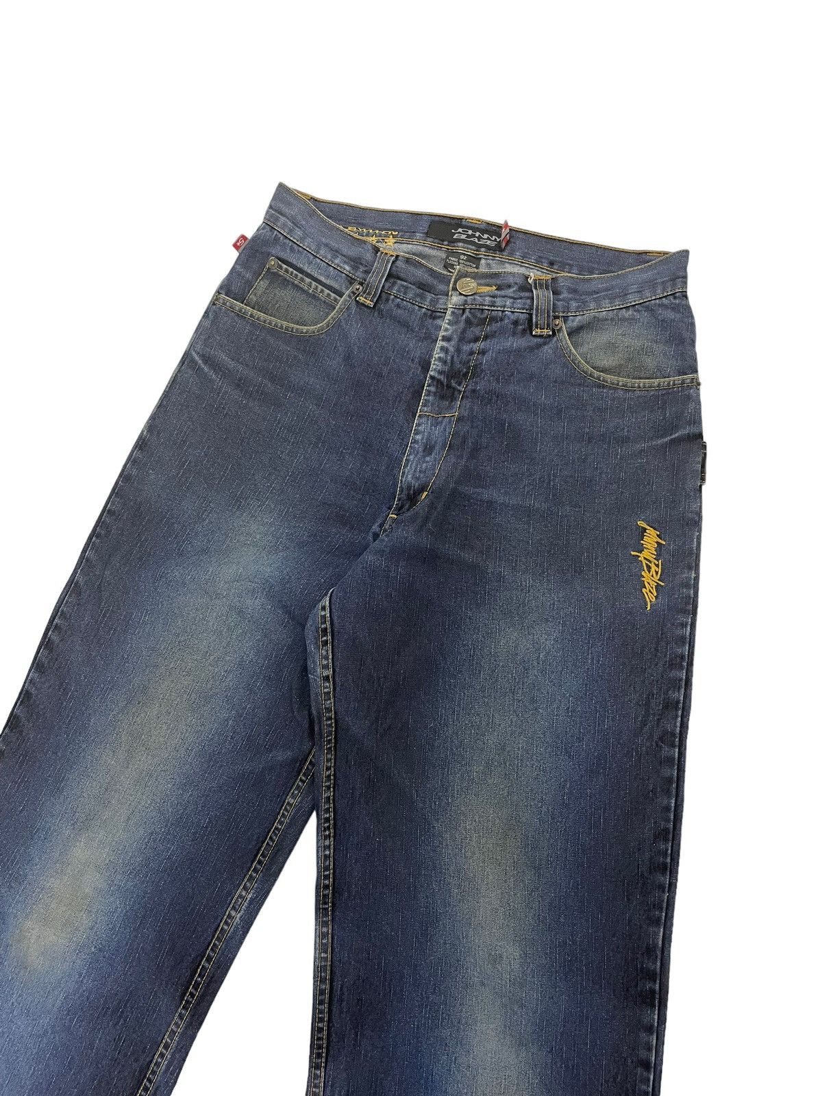 JNCO Vintage Johny Blaze Carpenter Jeans Embroidery Logo Size US 32 / EU 48 - 6 Thumbnail