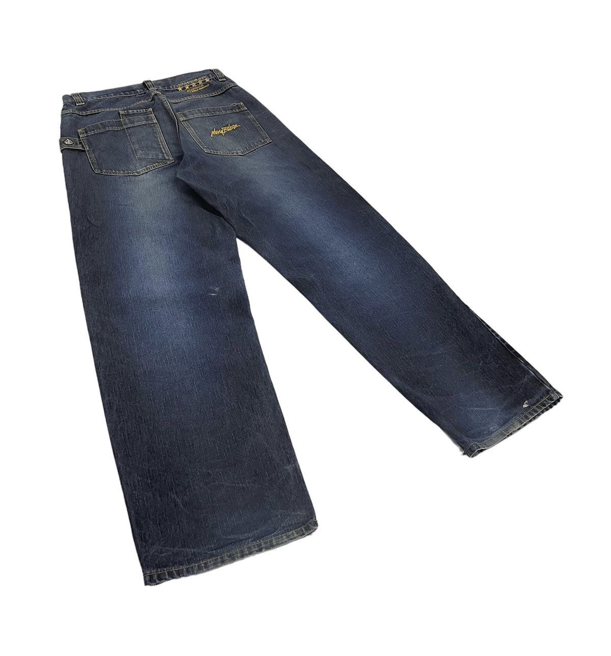 JNCO Vintage Johny Blaze Carpenter Jeans Embroidery Logo Size US 32 / EU 48 - 3 Thumbnail