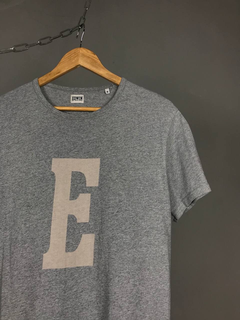 Edwin Edwin Japanese Brand streetwear center logo tee Size US M / EU 48-50 / 2 - 2 Thumbnail