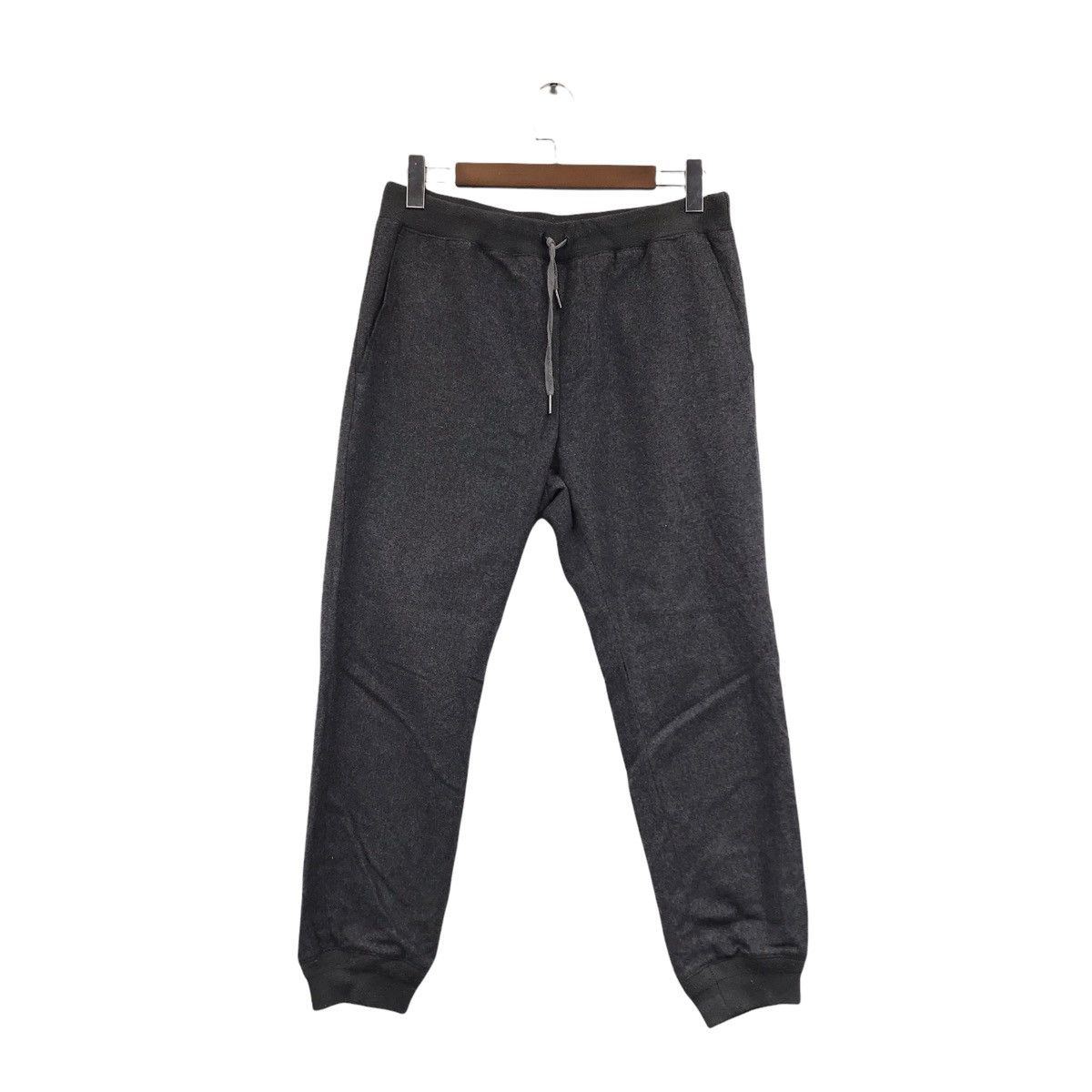 Japanese Brand SHIPS JET BLUE JapaneseBrand Wool Casual Jogger ElasticWaist Size US 31 - 1 Thumbnail