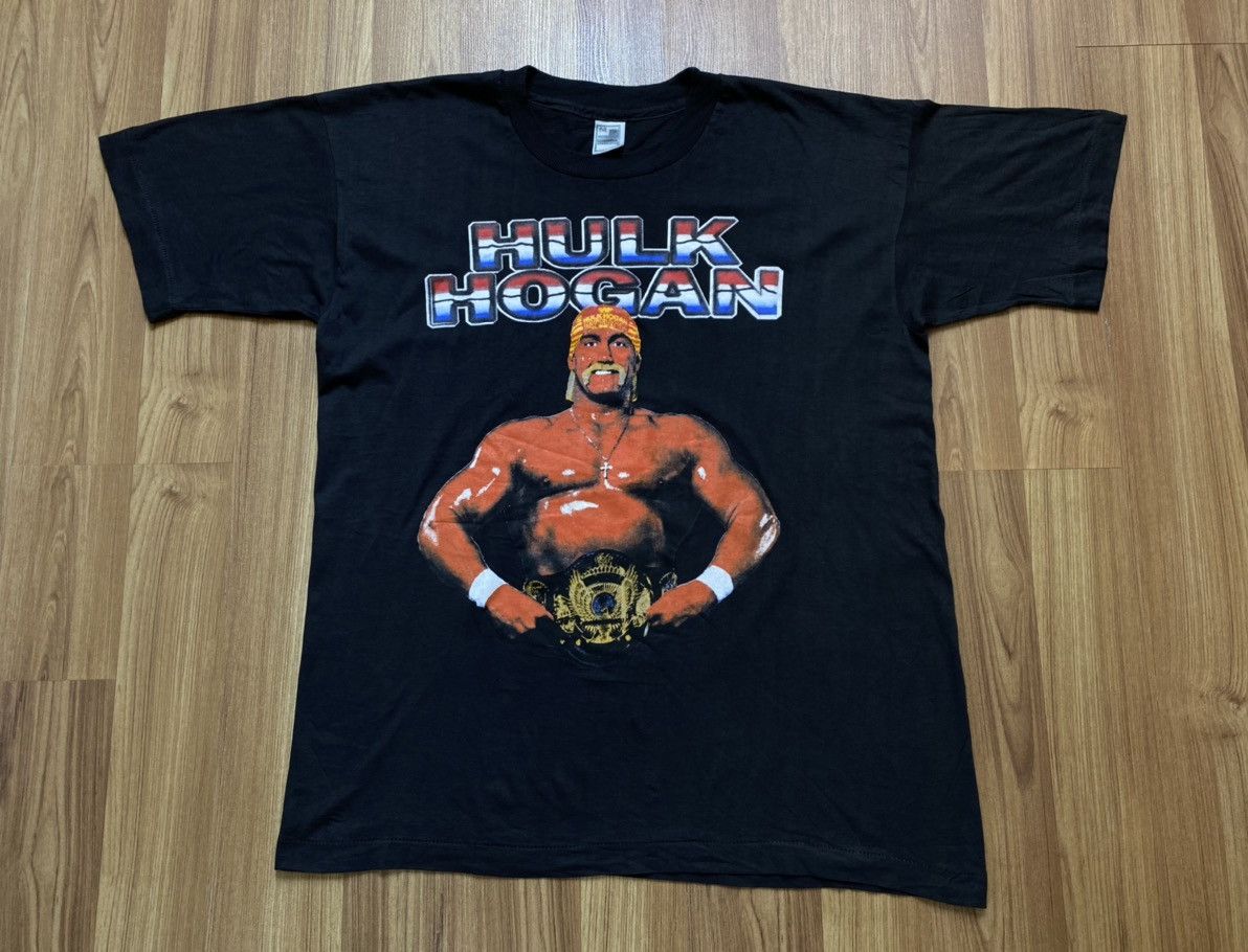 WWE Vintage Hulk Hogan Shawn Michaels T Shirt Tee Bret Hart Size US L / EU 52-54 / 3 - 1 Thumbnail